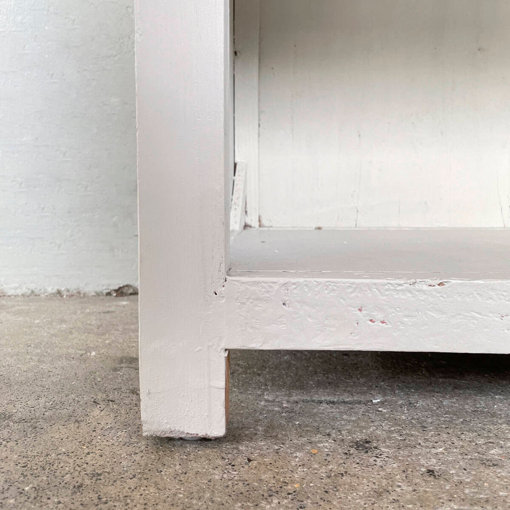 Grey Painted Open Shelf