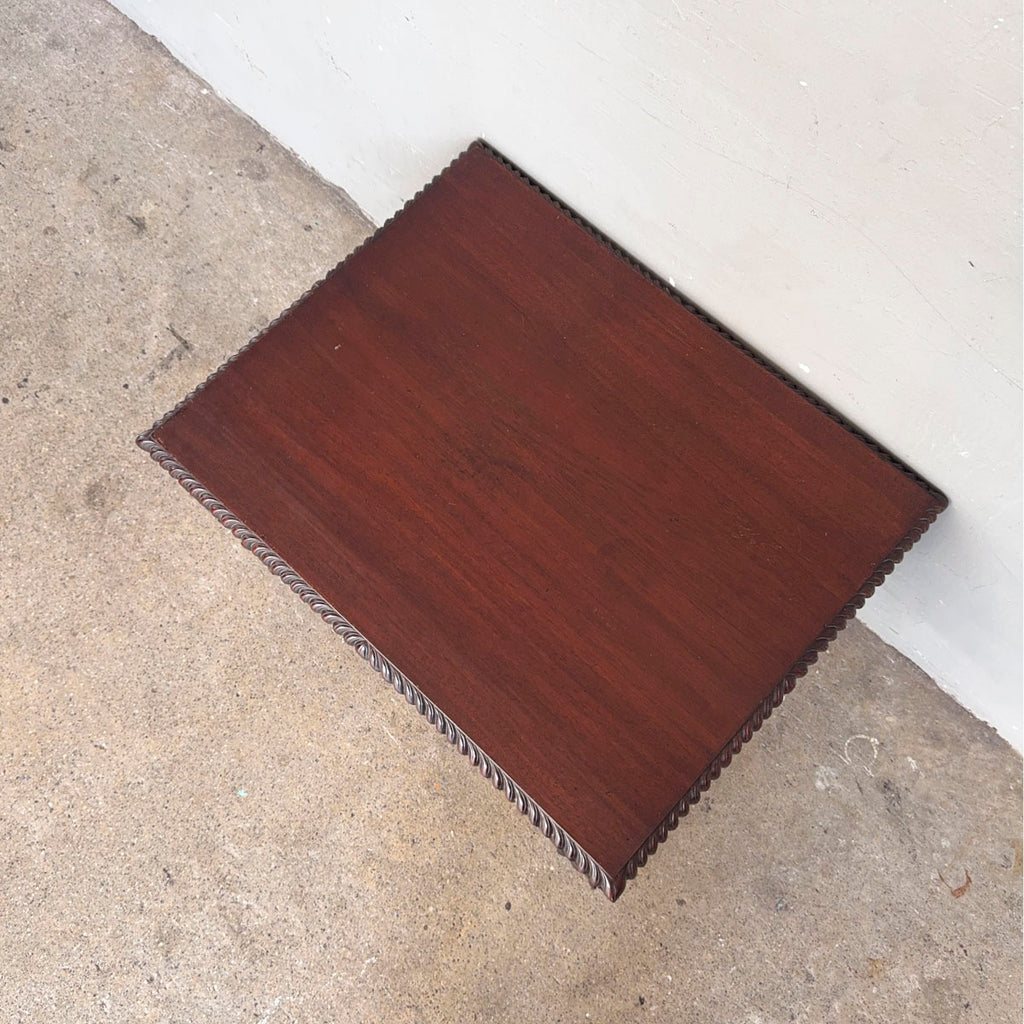 Mahogany Side Table with Ball & Claw Leg