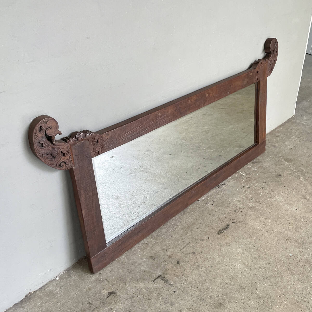 Javanese Style Wooden Mirror