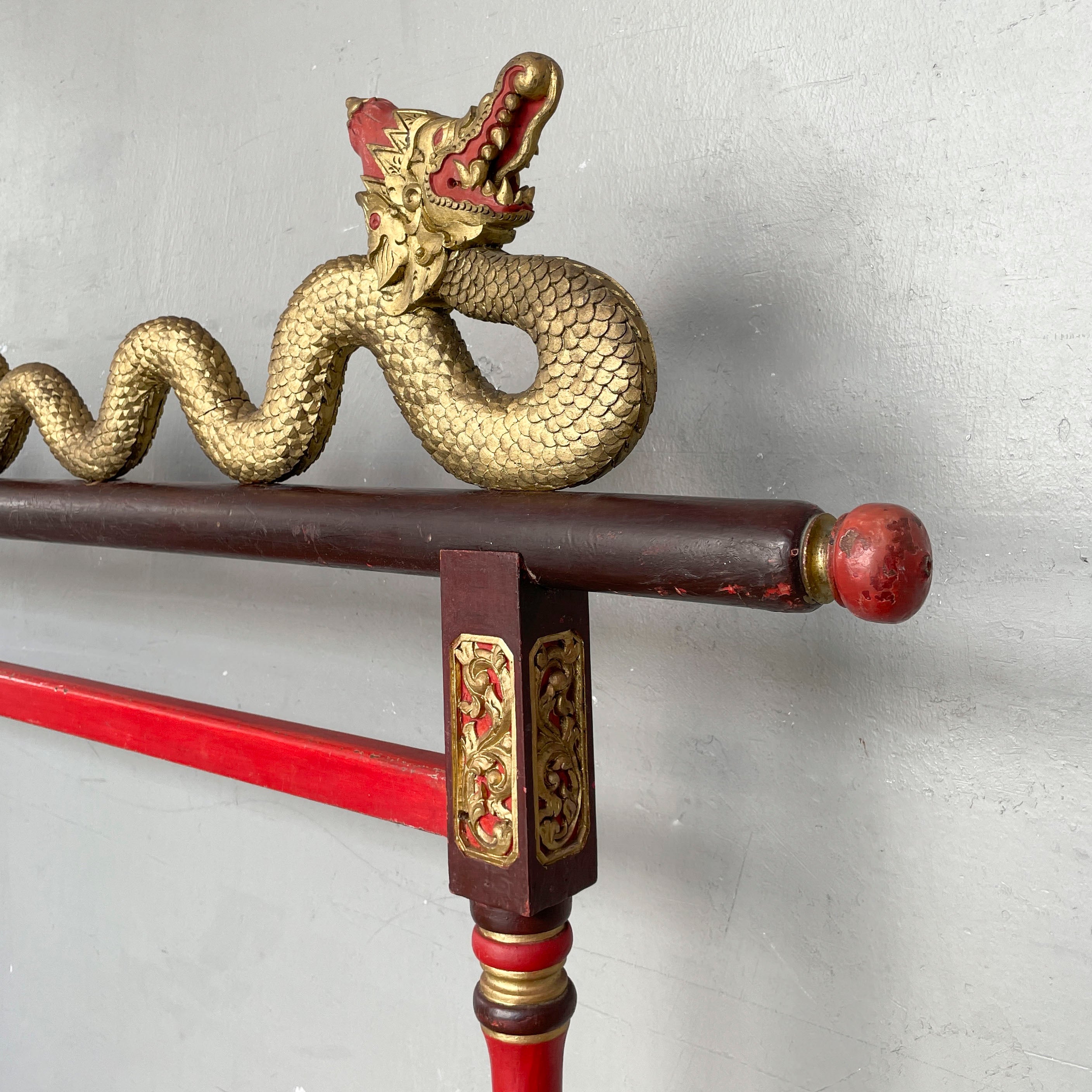 Javanese Carved Gayor Gong Stand