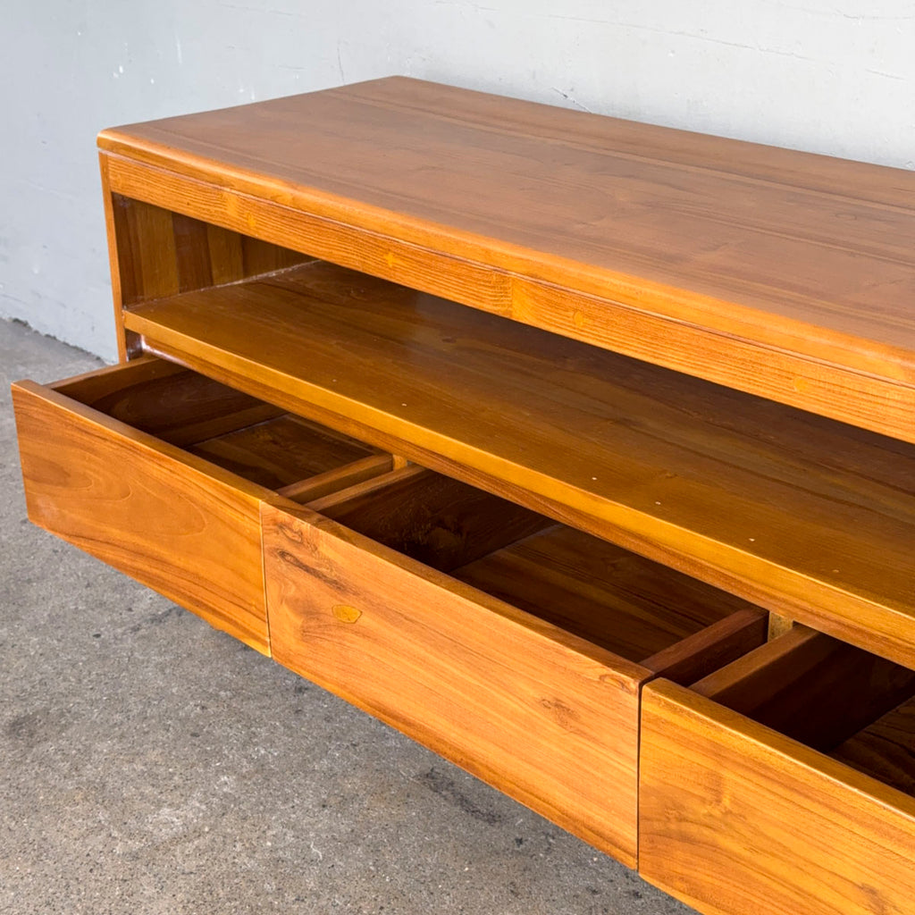 Teak Petite Console