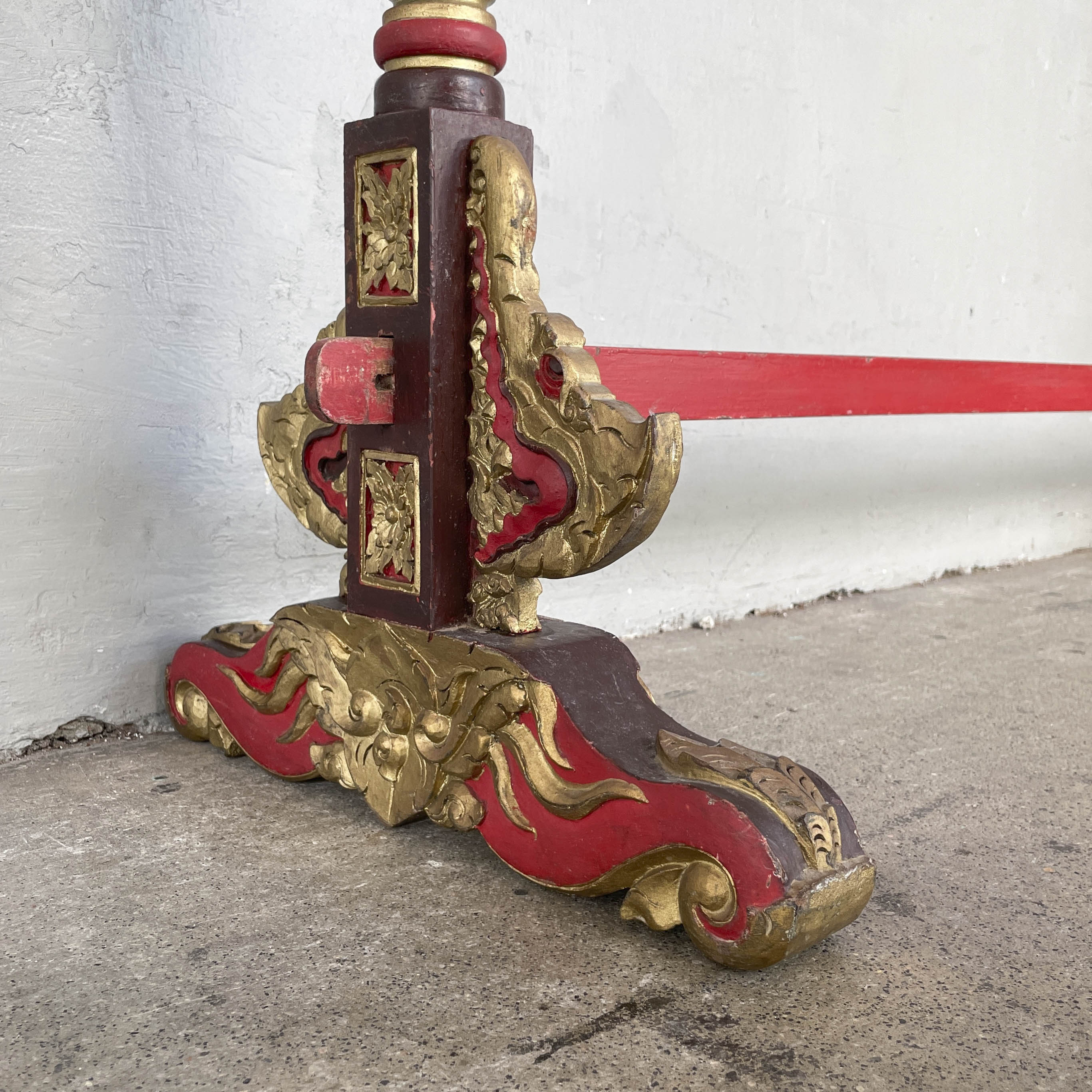 Javanese Carved Gayor Gong Stand