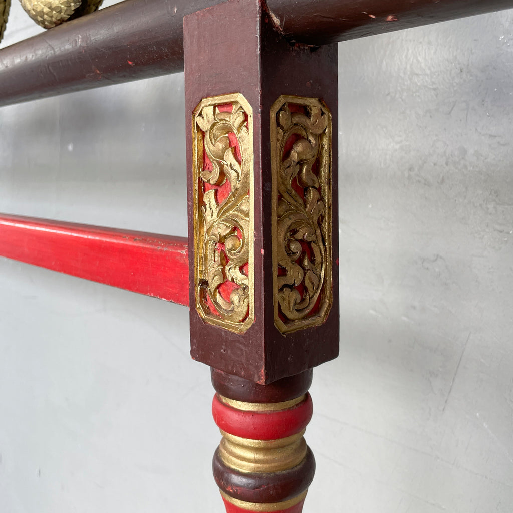 Javanese Carved Gayor Gong Stand