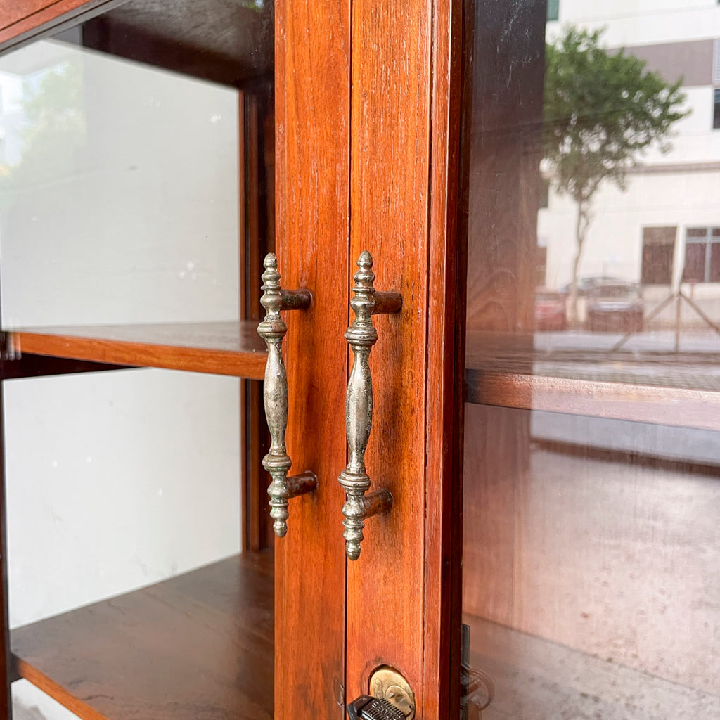 Refurbished Vintage Teak Cabinet with Pencil Legs