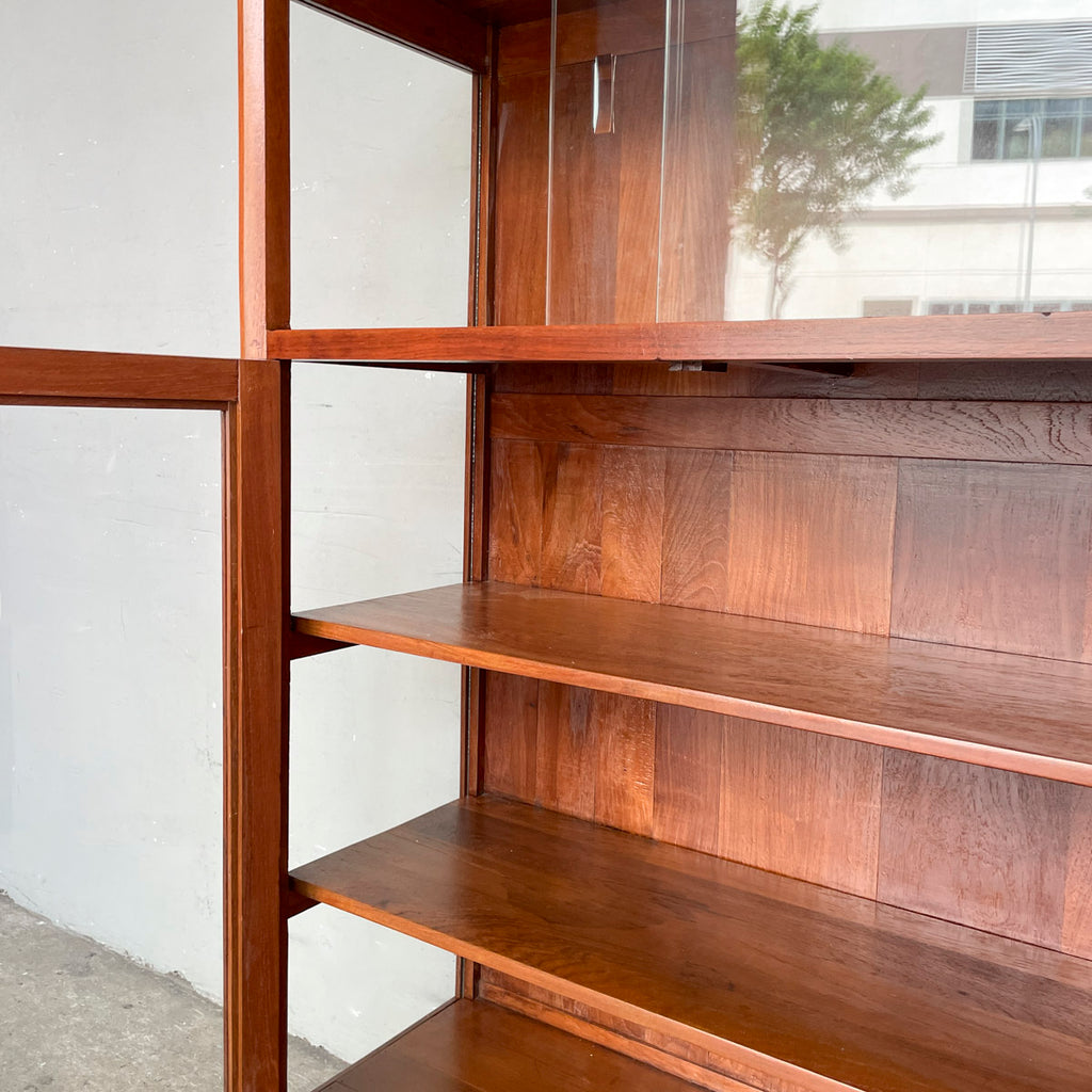 Refurbished Vintage Teak Cabinet with Pencil Legs