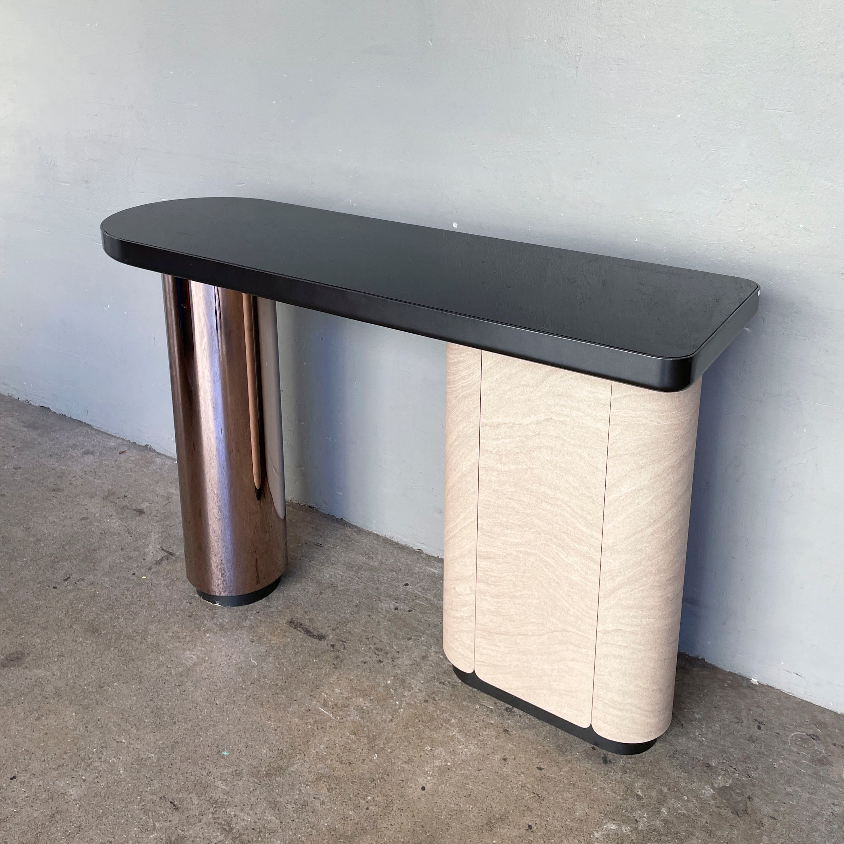 Black Peninsular Counter Table