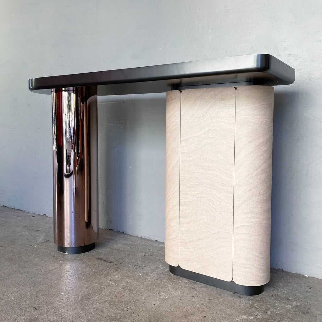Black Peninsular Counter Table