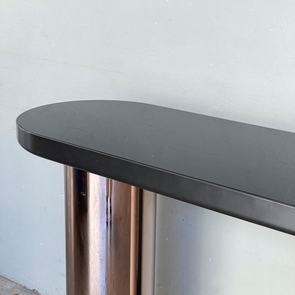 Black Peninsular Counter Table