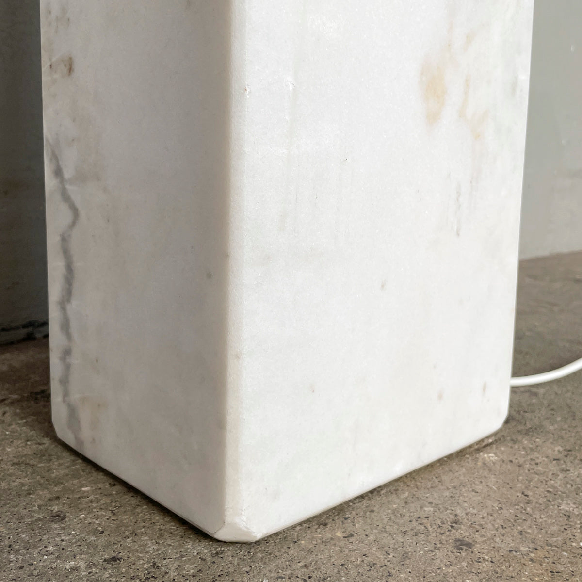 #UpcyledByHockSiong Standing Lamp with Marble Base
