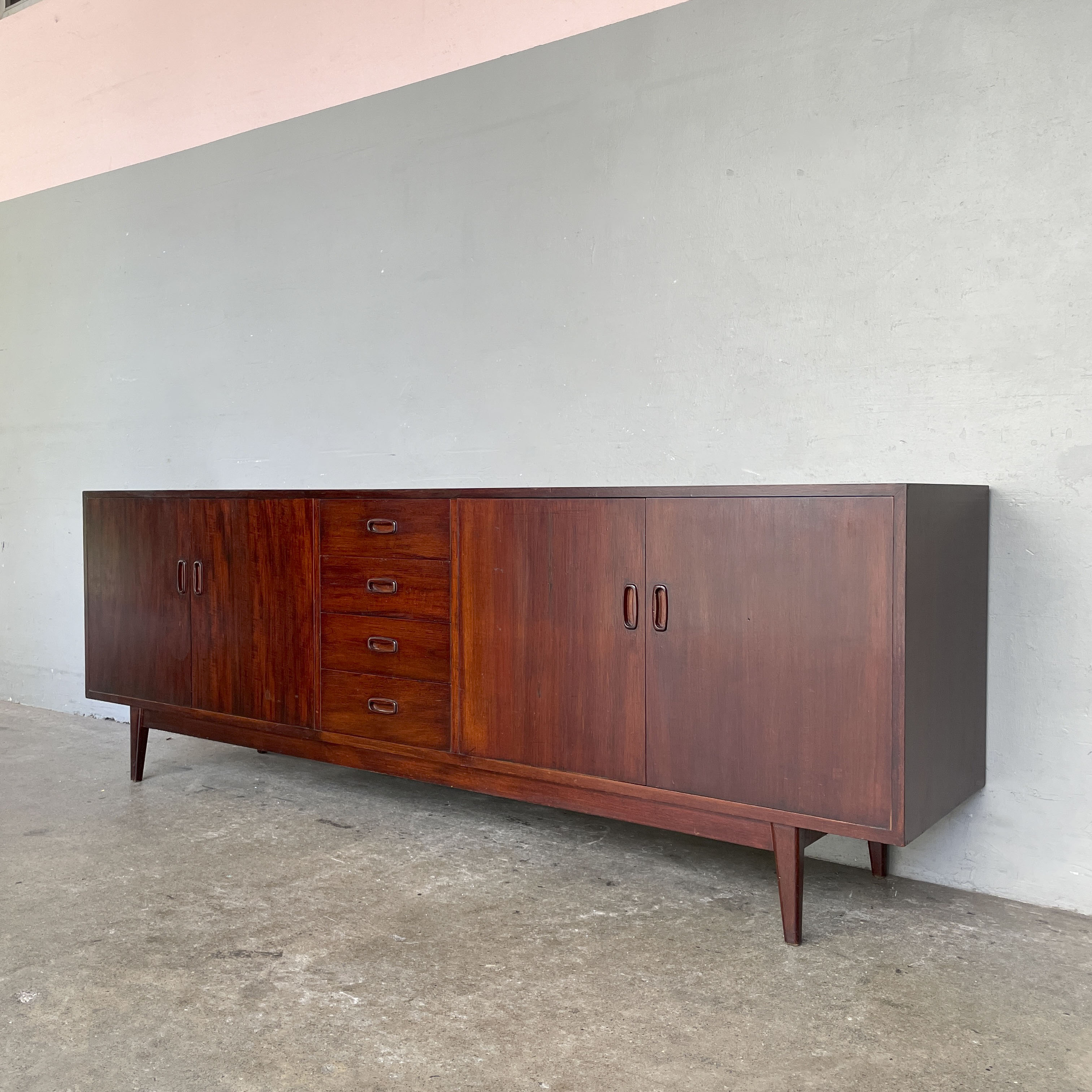 Long Mid-Century Modern Sideboard
