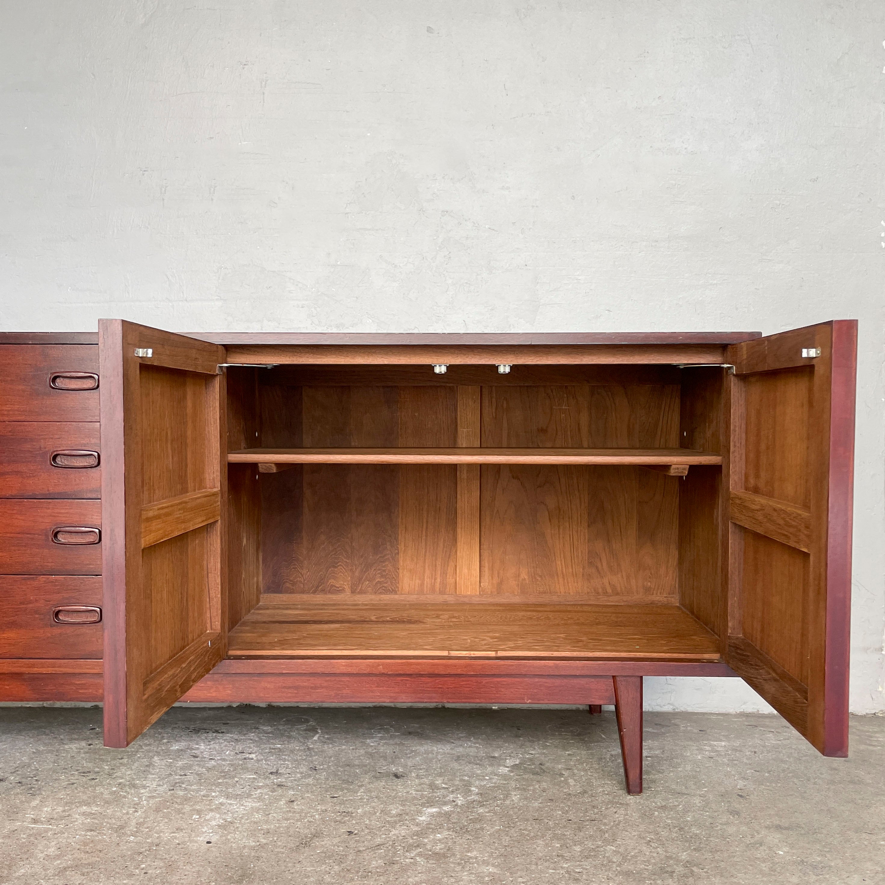 Long Mid-Century Modern Sideboard