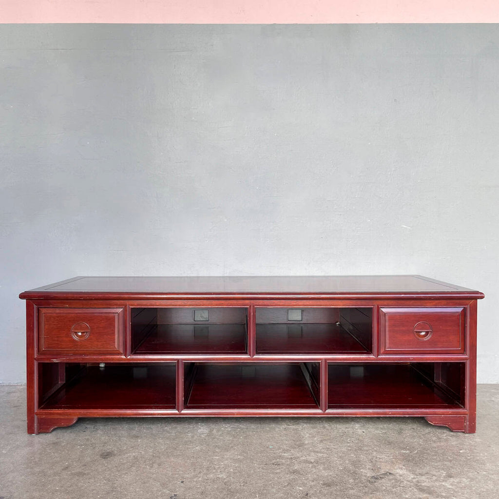 Large Rosewood Entertainment Console