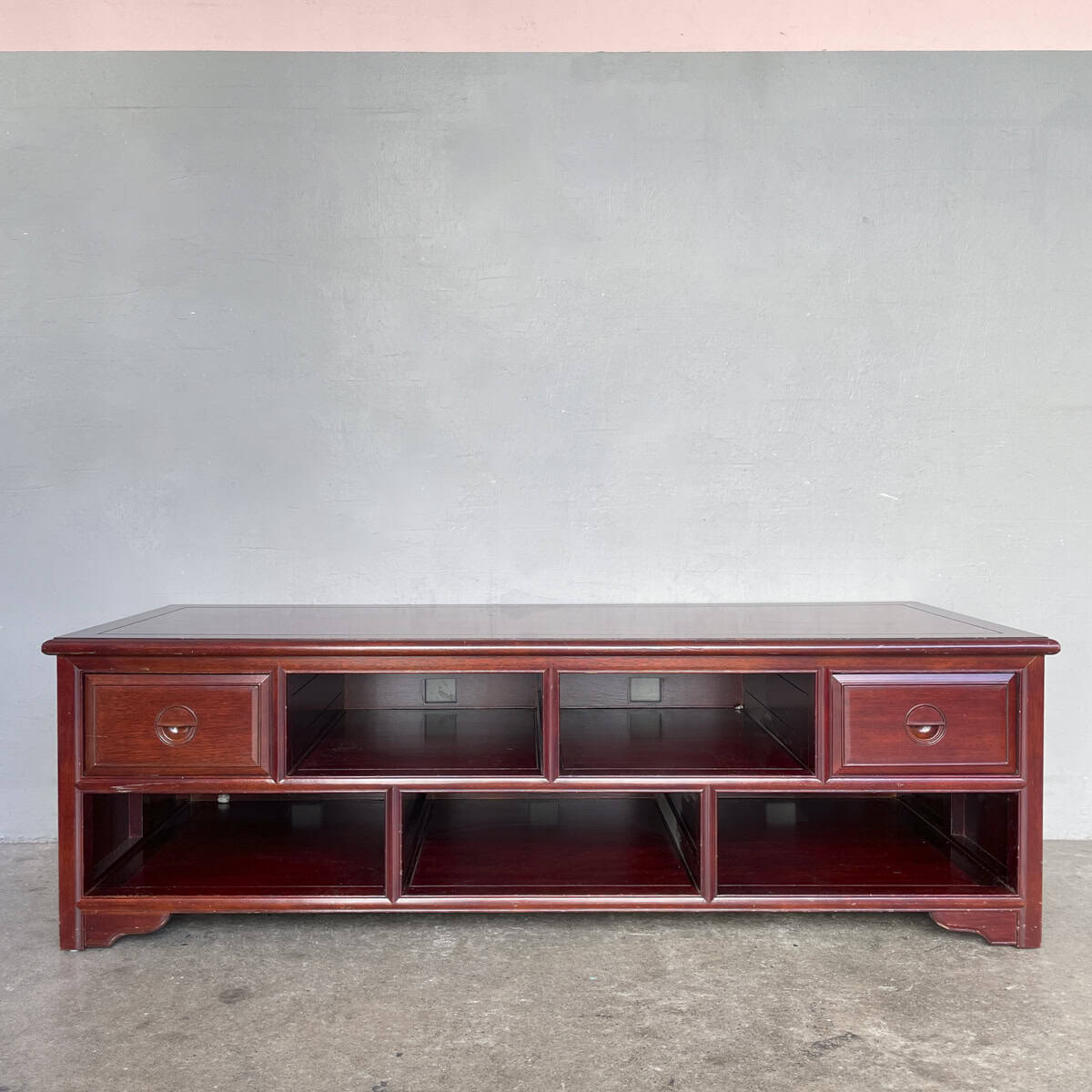 Large Rosewood Entertainment Console