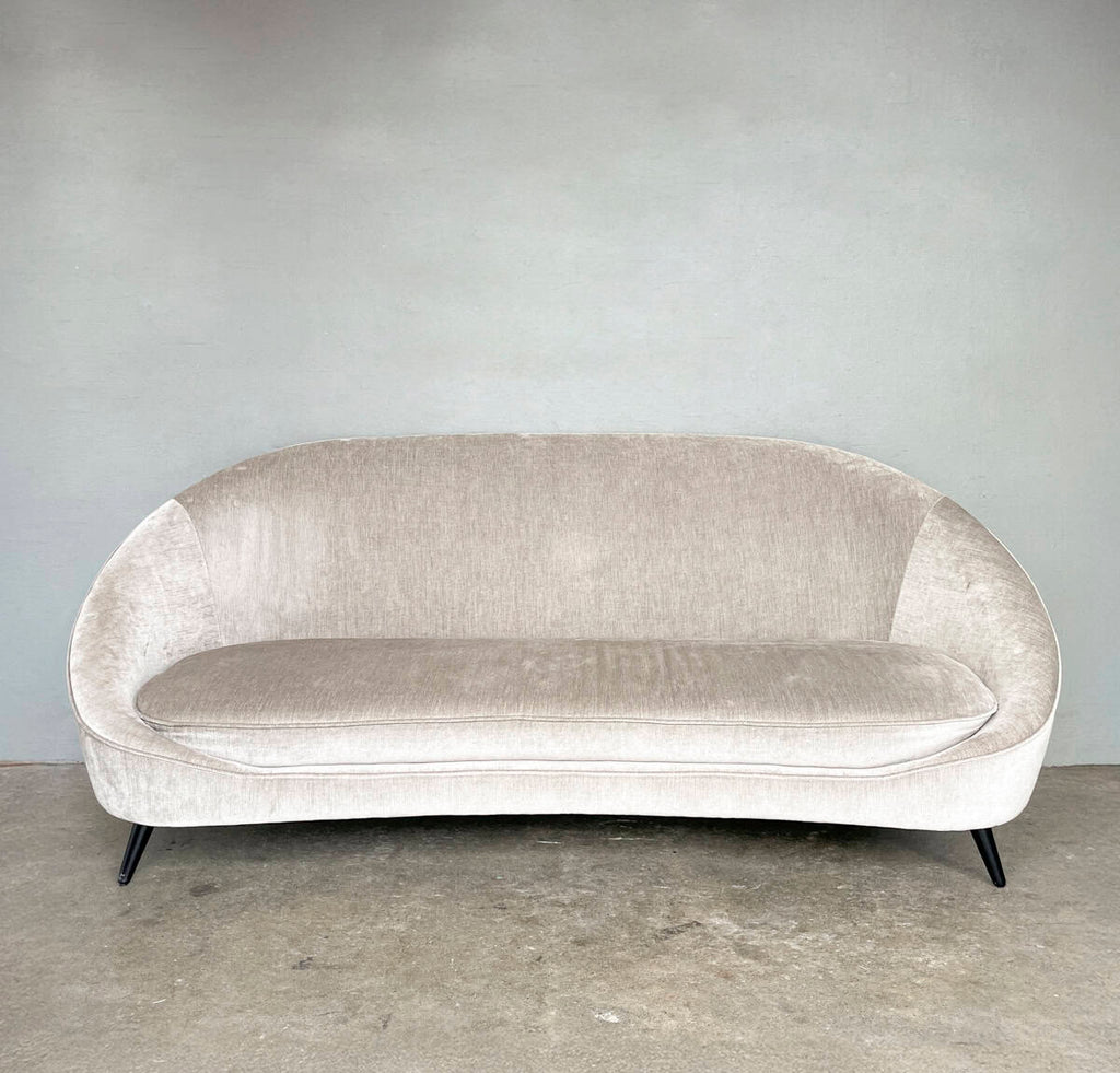 Vibieffe 650 Nido Curved Sofa in Greige