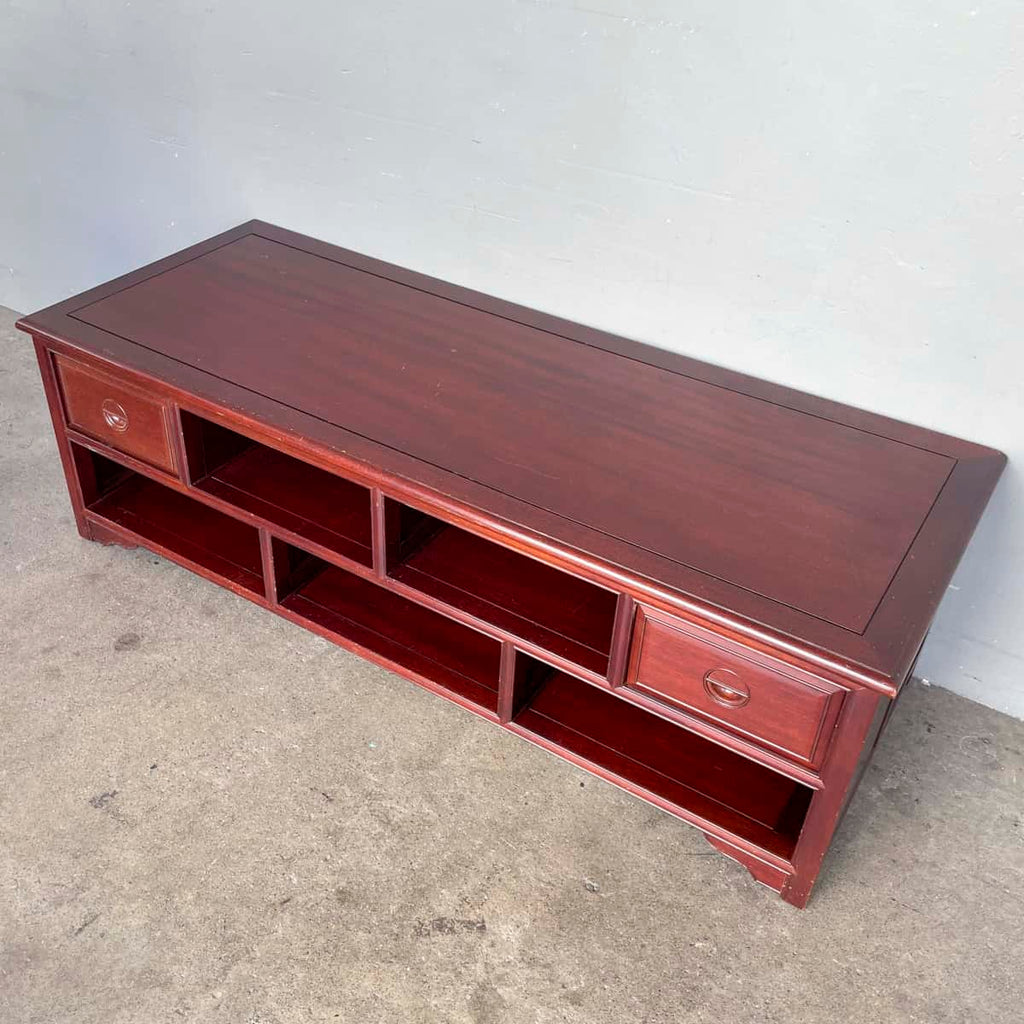 Large Rosewood Entertainment Console