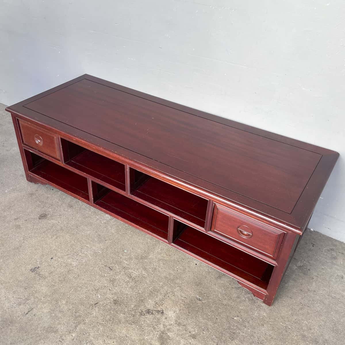 Large Rosewood Entertainment Console