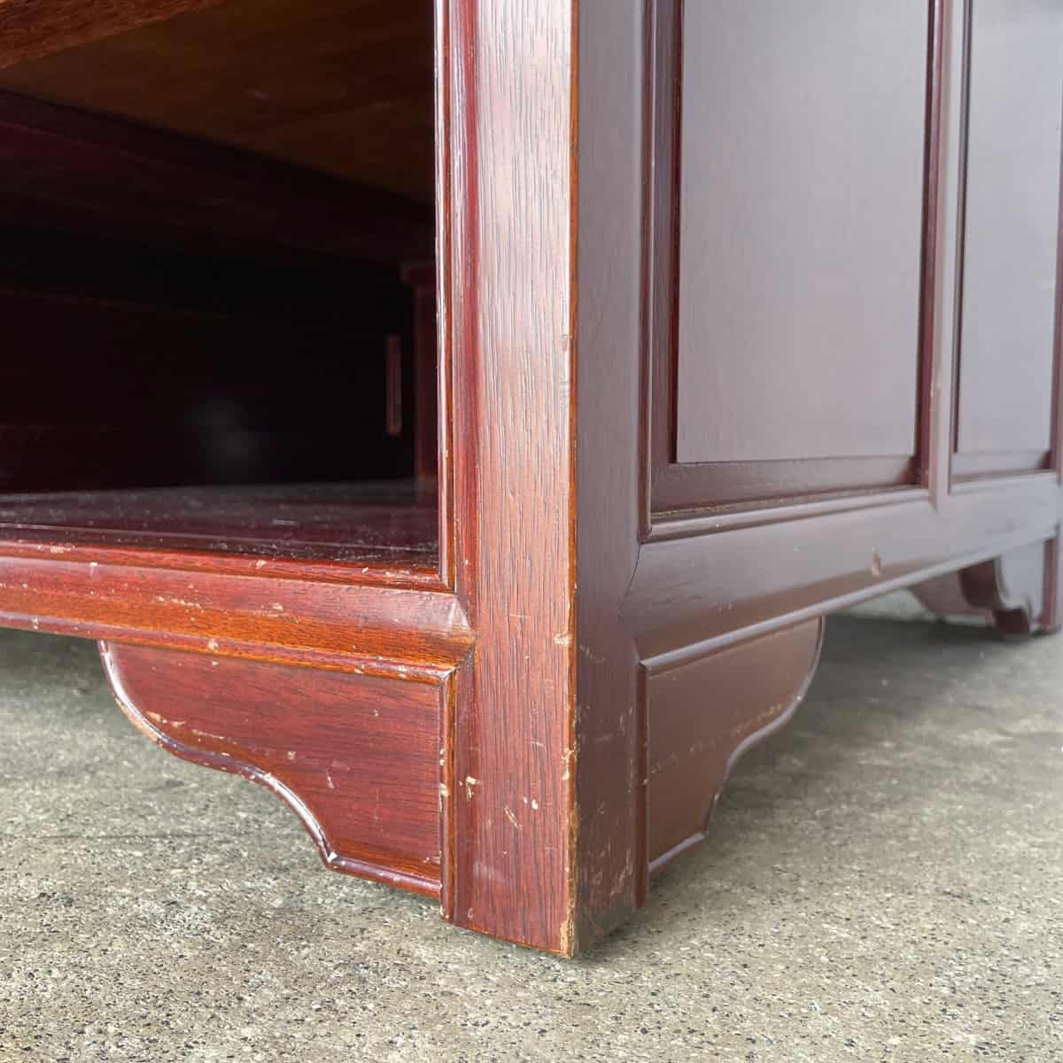 Large Rosewood Entertainment Console