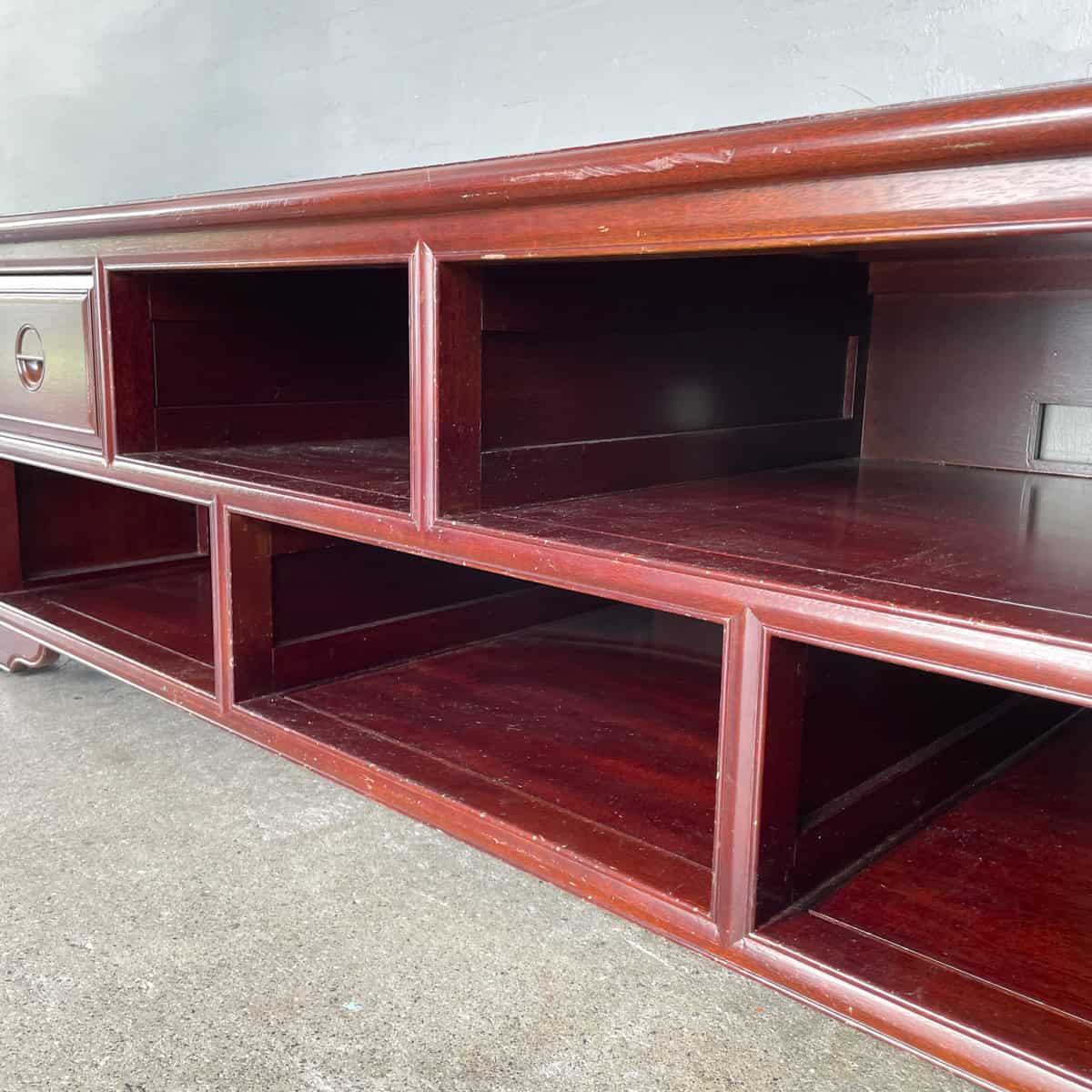Large Rosewood Entertainment Console
