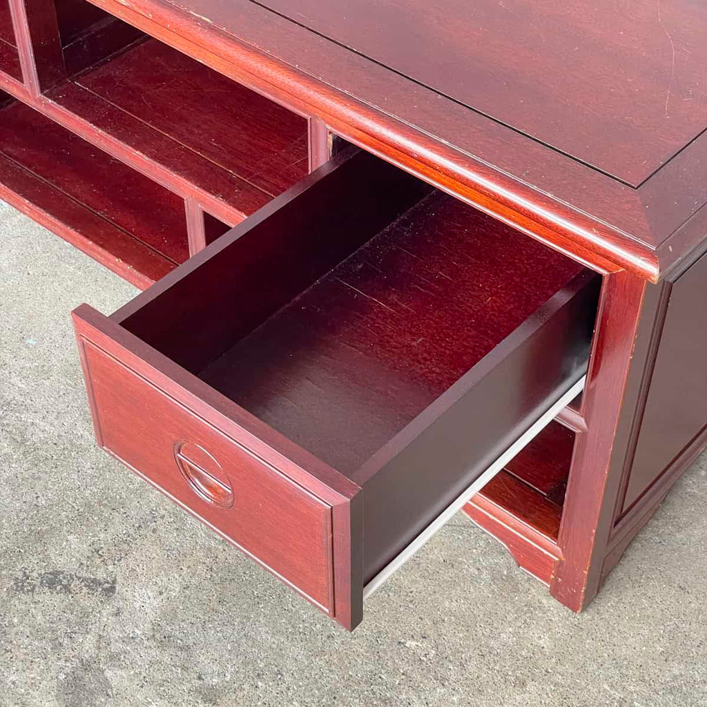 Large Rosewood Entertainment Console