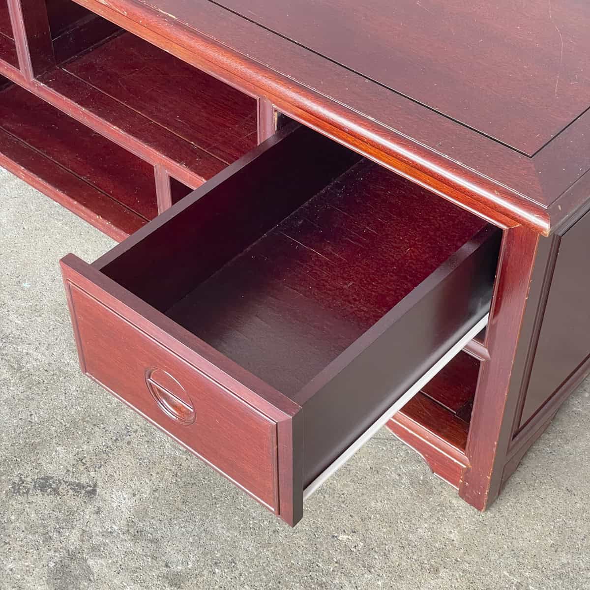 Large Rosewood Entertainment Console
