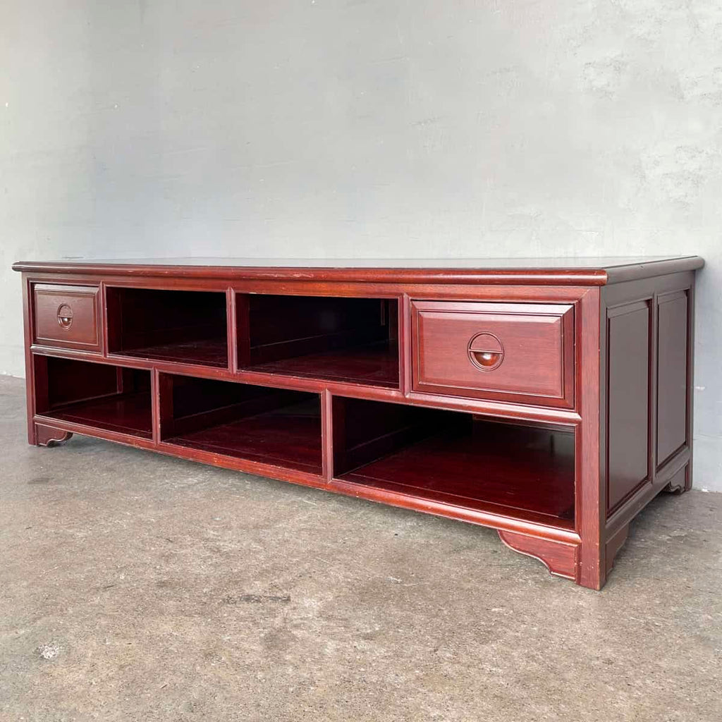 Large Rosewood Entertainment Console
