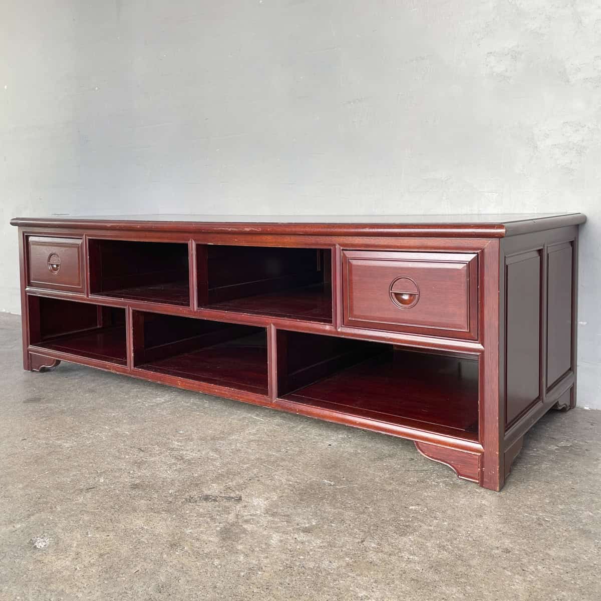 Large Rosewood Entertainment Console