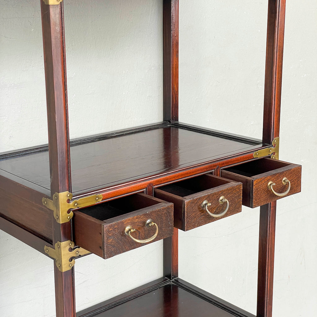 Slim & Tall Korean-Style Elm Shelf
