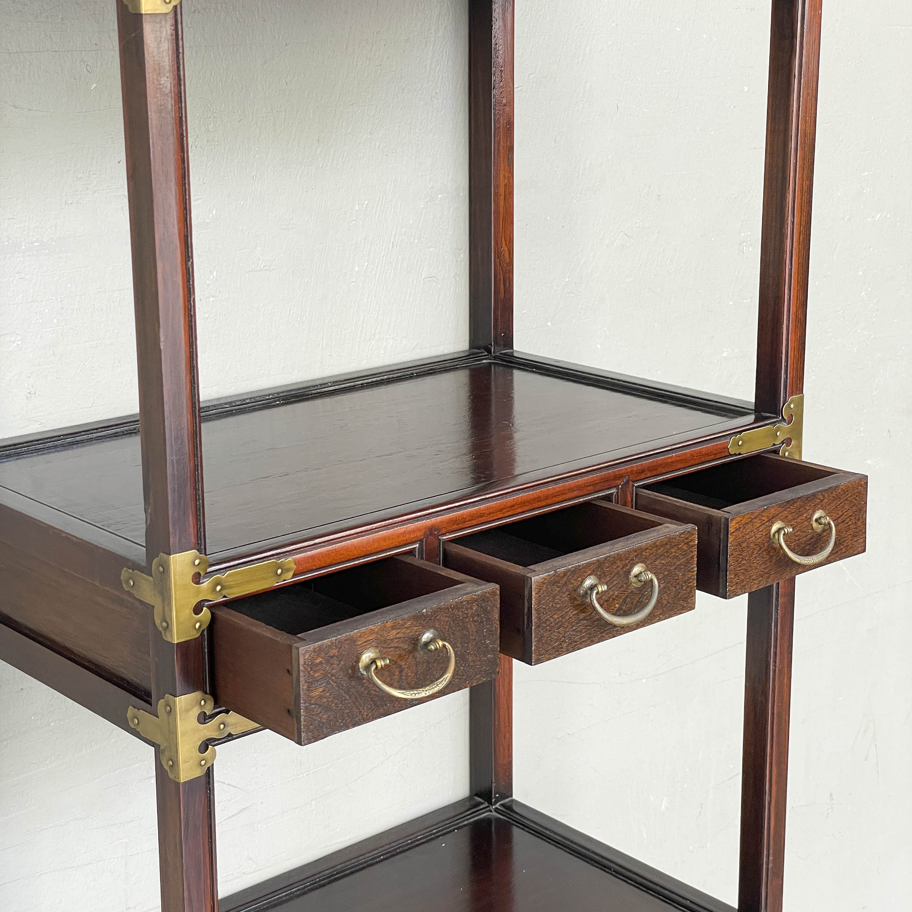 Slim & Tall Korean-Style Elm Shelf