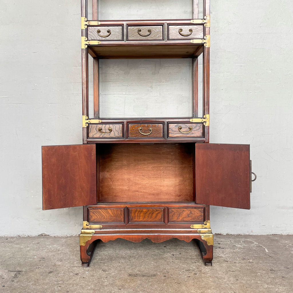 Slim & Tall Korean-Style Elm Shelf