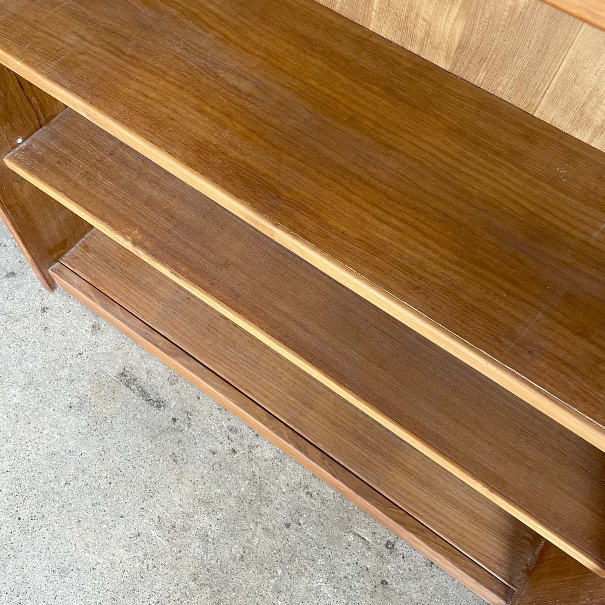 Tall Wooden Bookshelf with Adjustable Shelves