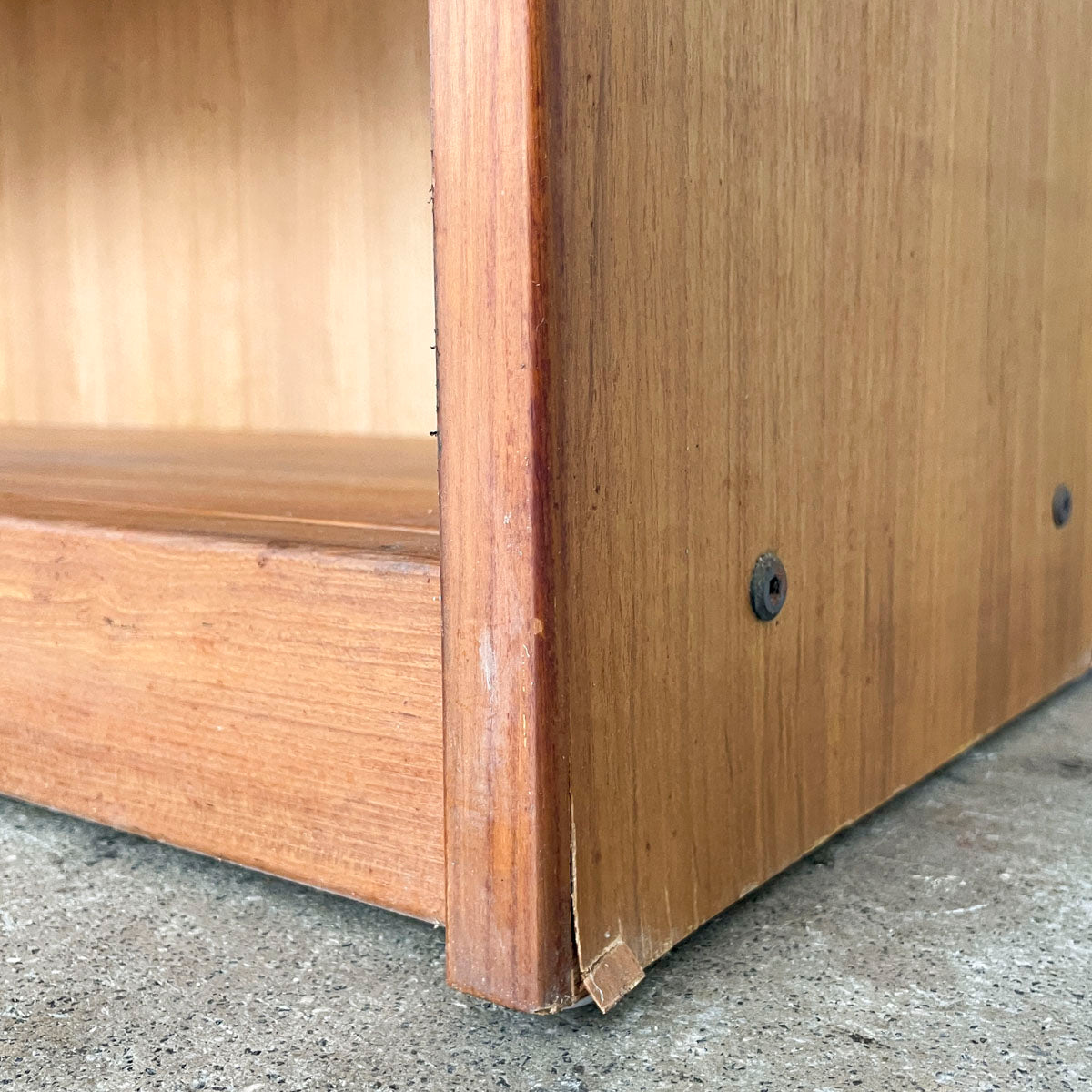 Tall Wooden Bookshelf with Adjustable Shelves