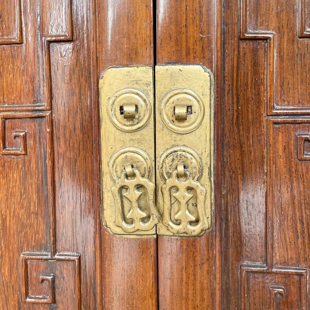 Chinese Hardwood Side Cabinet