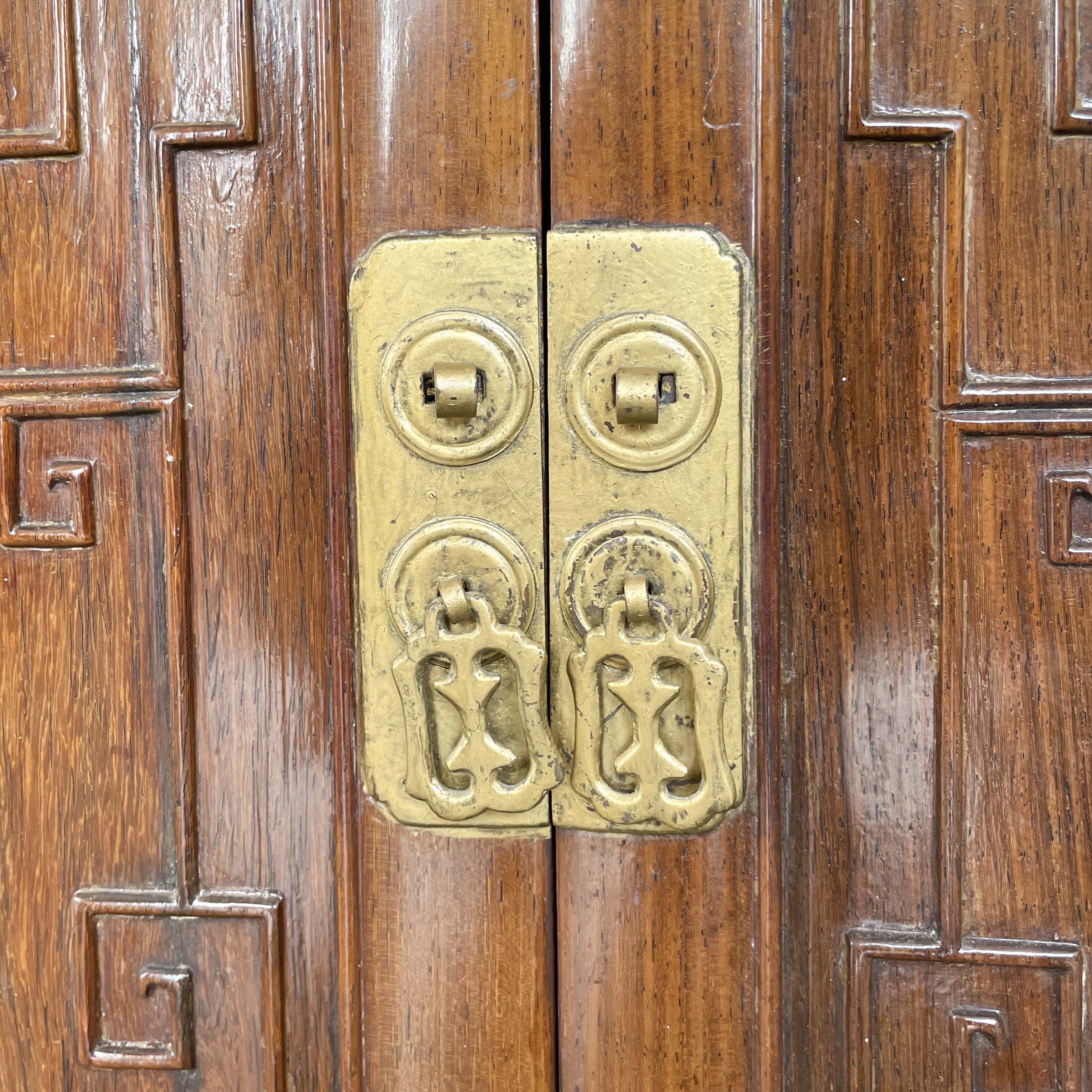 Chinese Hardwood Side Cabinet