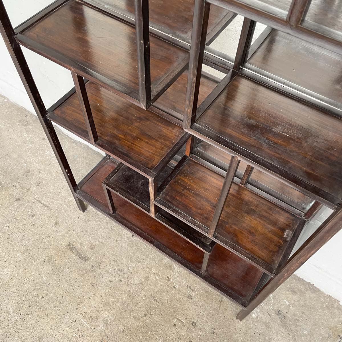 Oriental Curio Display Shelf (Mirror Backing)