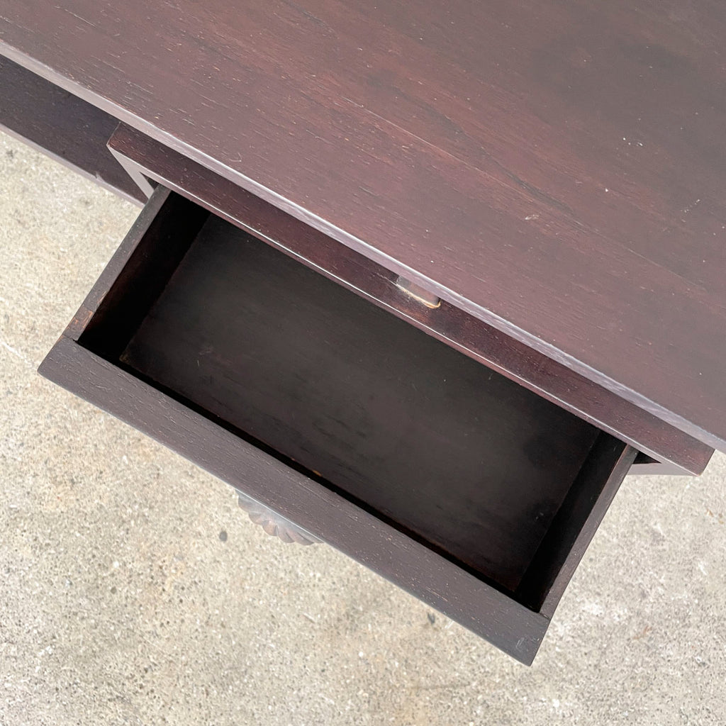 Coffee Table with Tiered Storage & Drawer