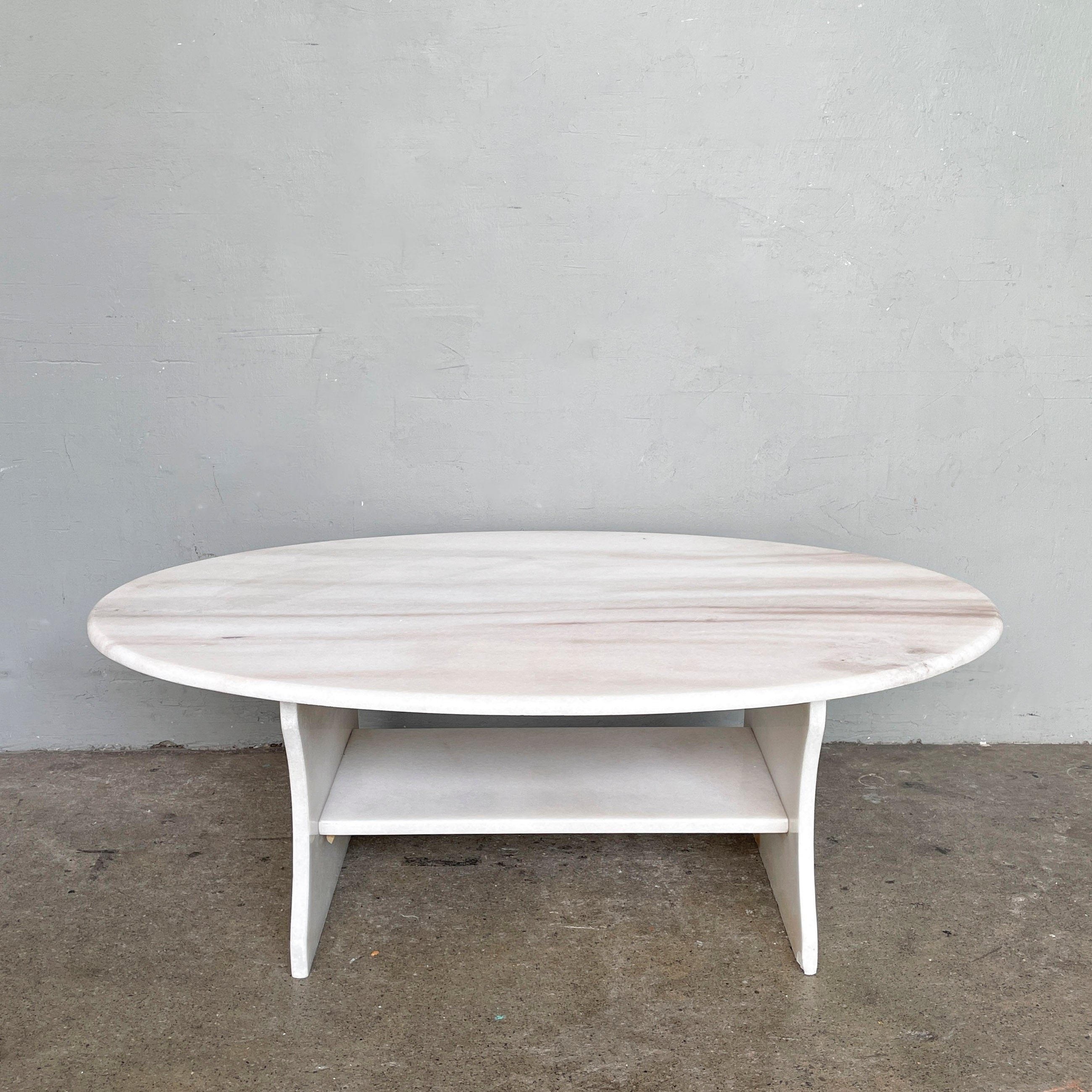 Oval Marble Coffee Table