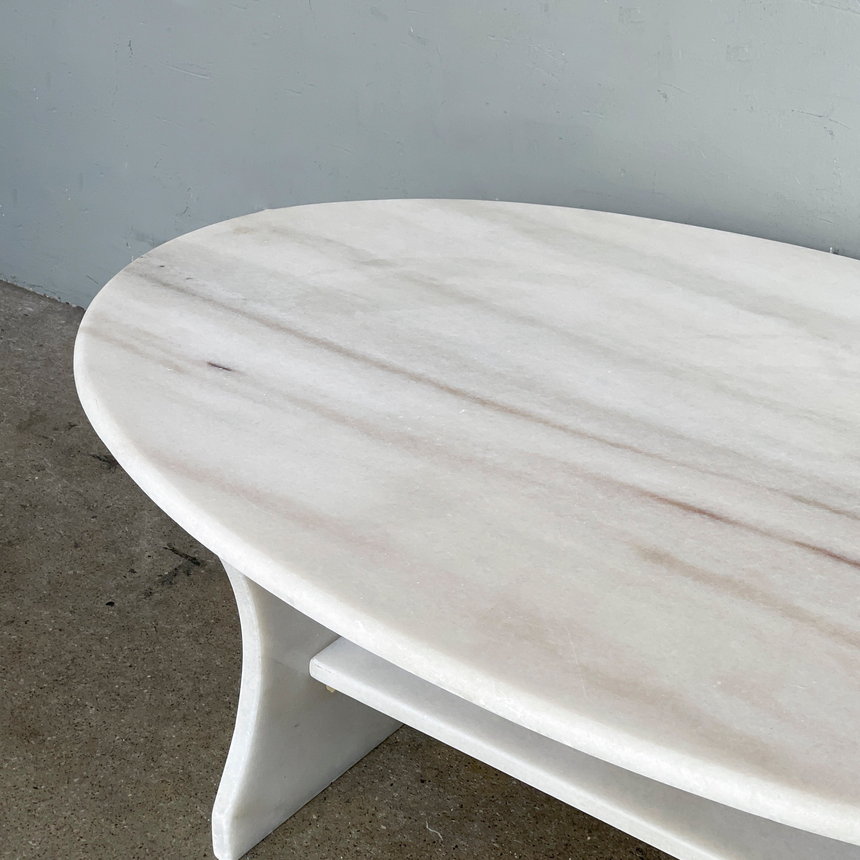 Oval Marble Coffee Table