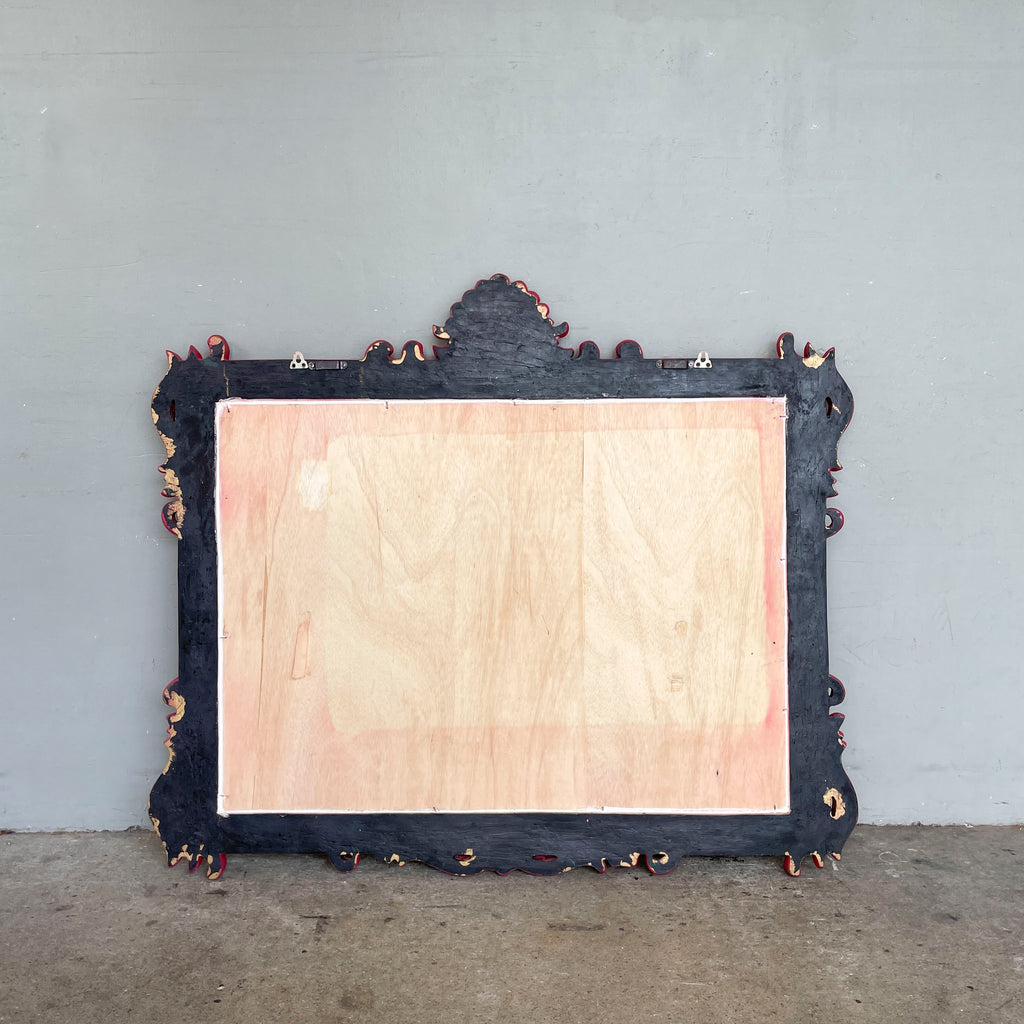 Hot Pink Ornate Wall Mirror