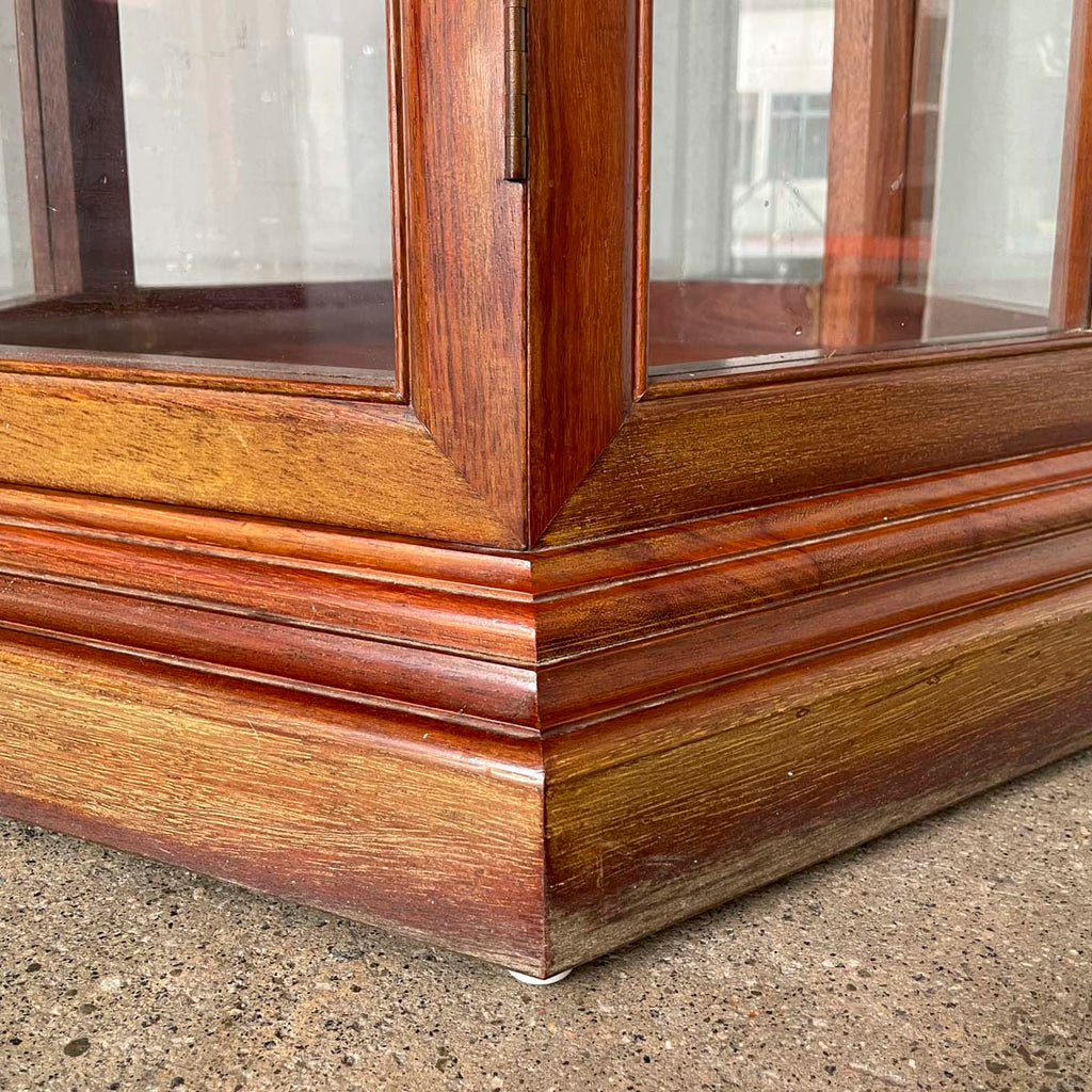 Hexagonal Glass Display Cabinet