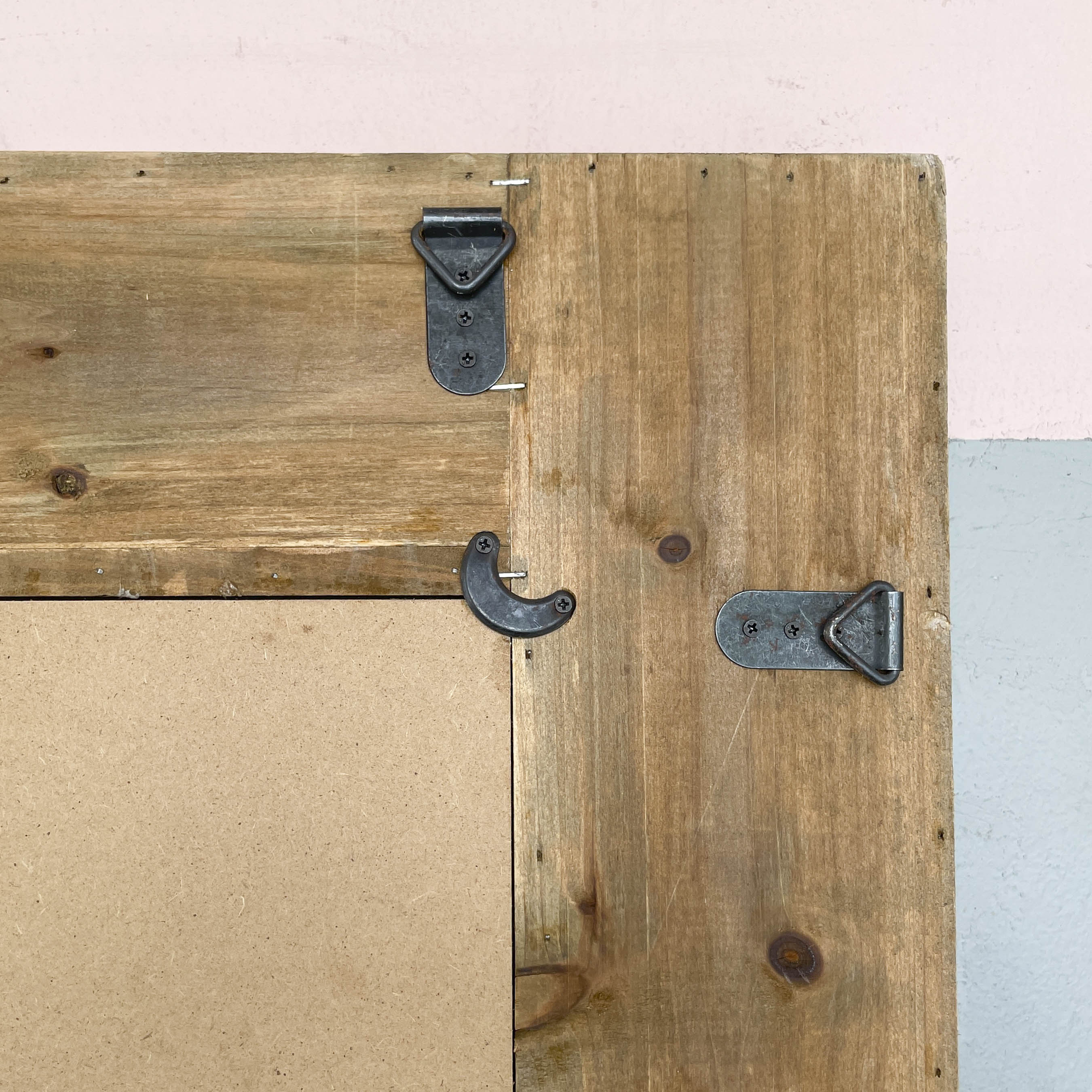 Natural Wooden Frame Long Mirror