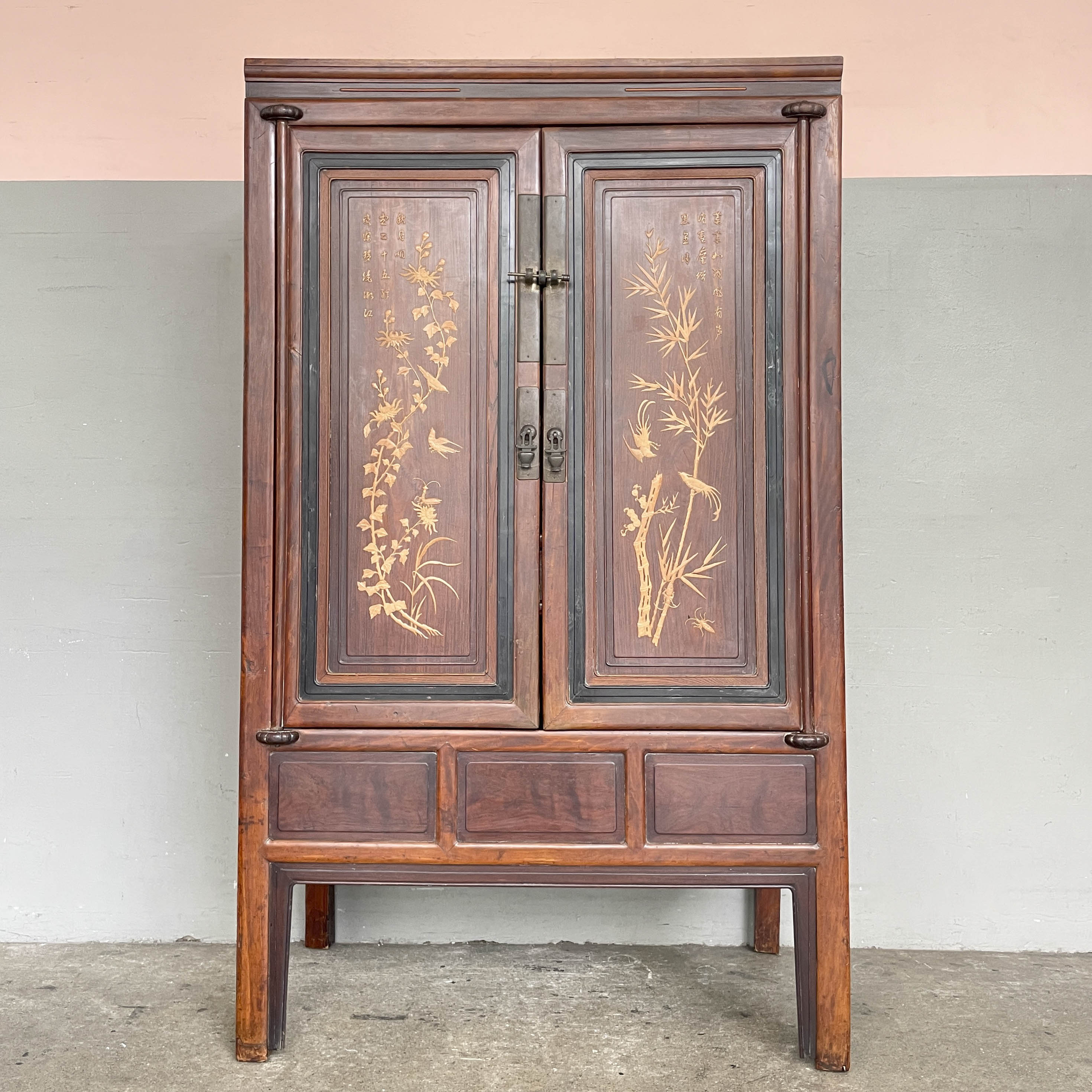 Wedding Cabinet with Botanical Motifs