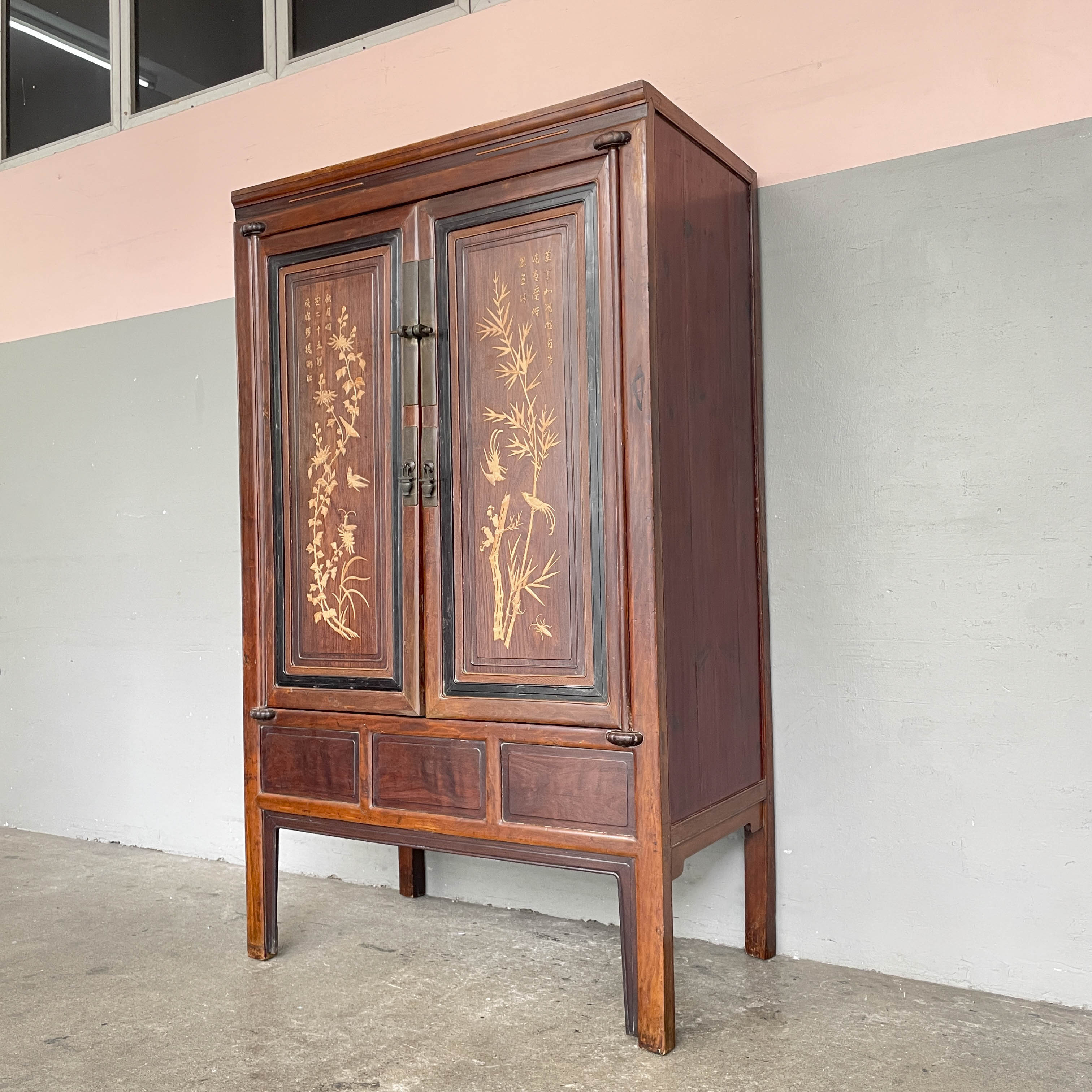 Wedding Cabinet with Botanical Motifs