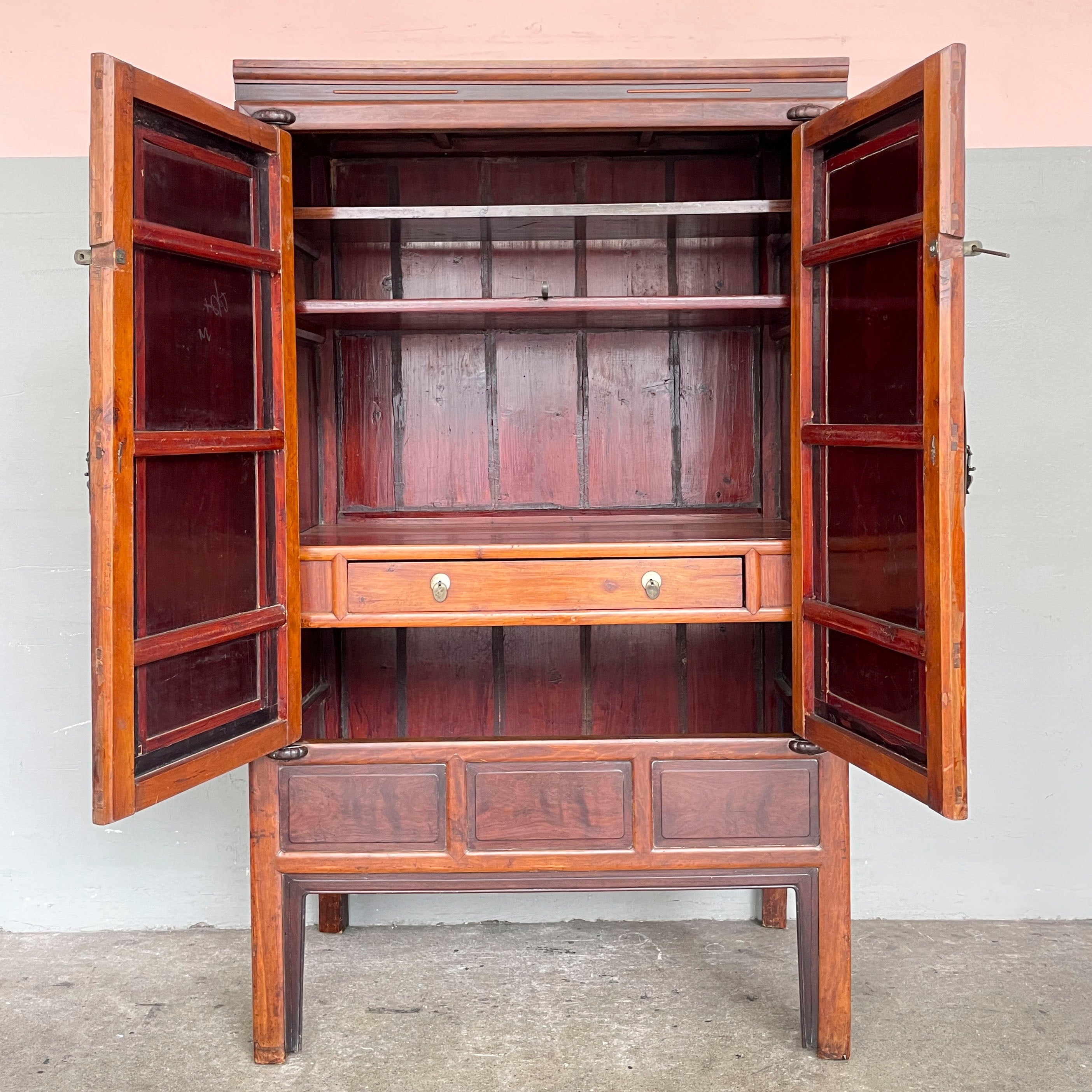 Wedding Cabinet with Botanical Motifs