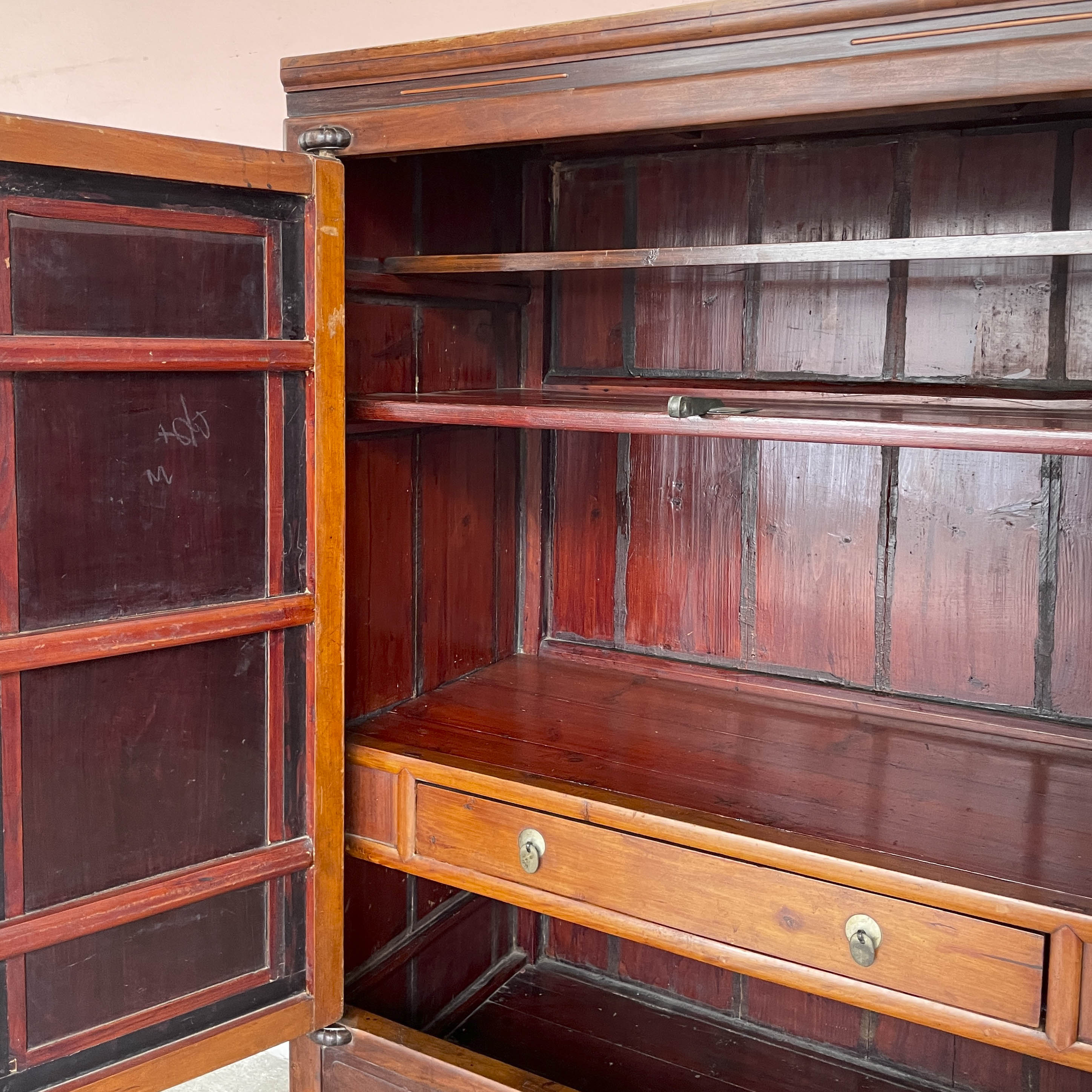 Wedding Cabinet with Botanical Motifs