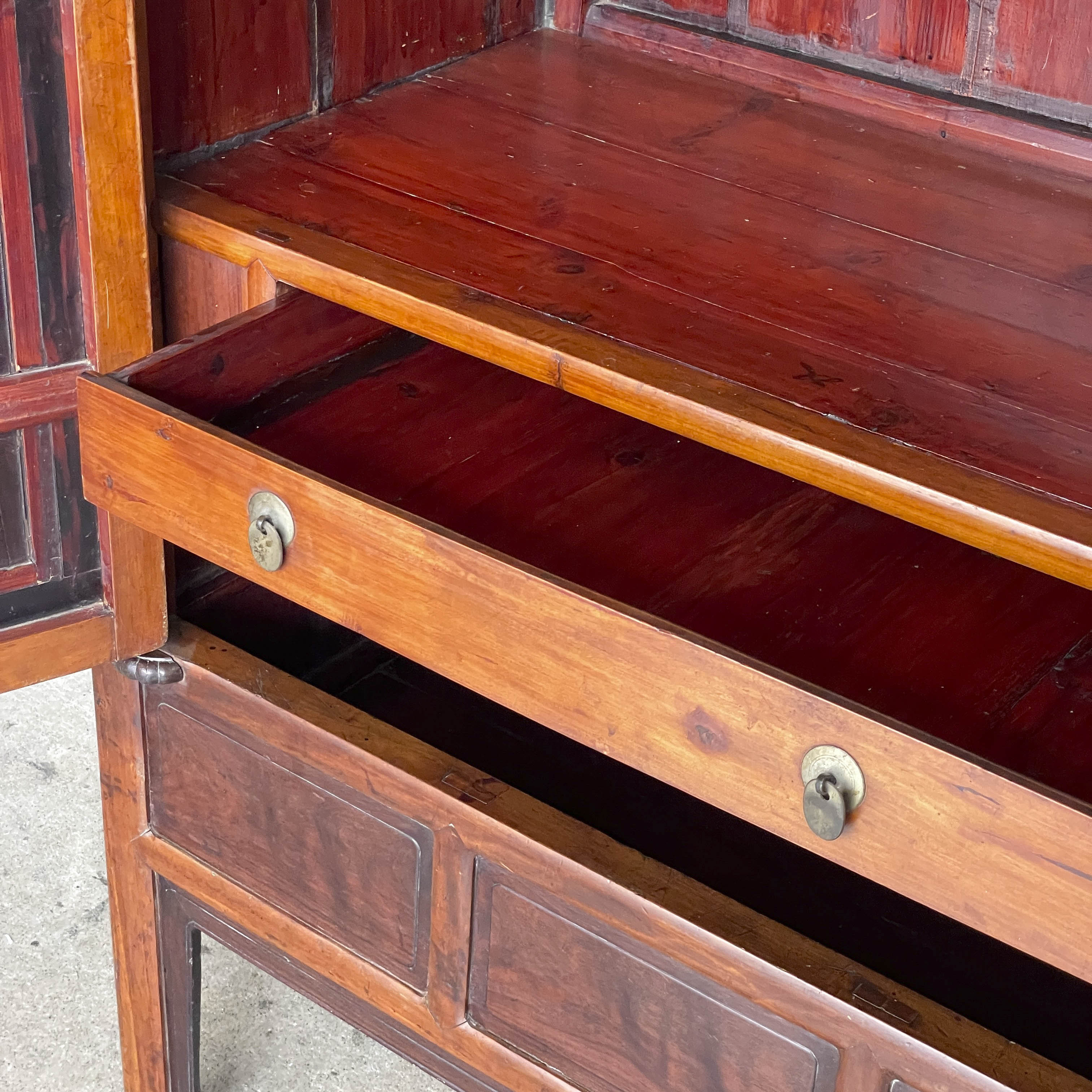 Wedding Cabinet with Botanical Motifs
