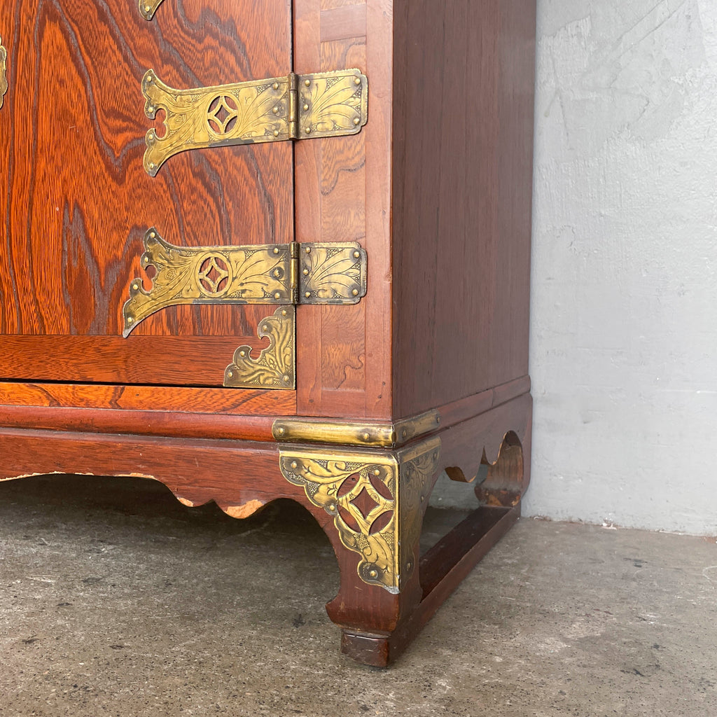 Korean Elm Sideboard with Brass Hardwares