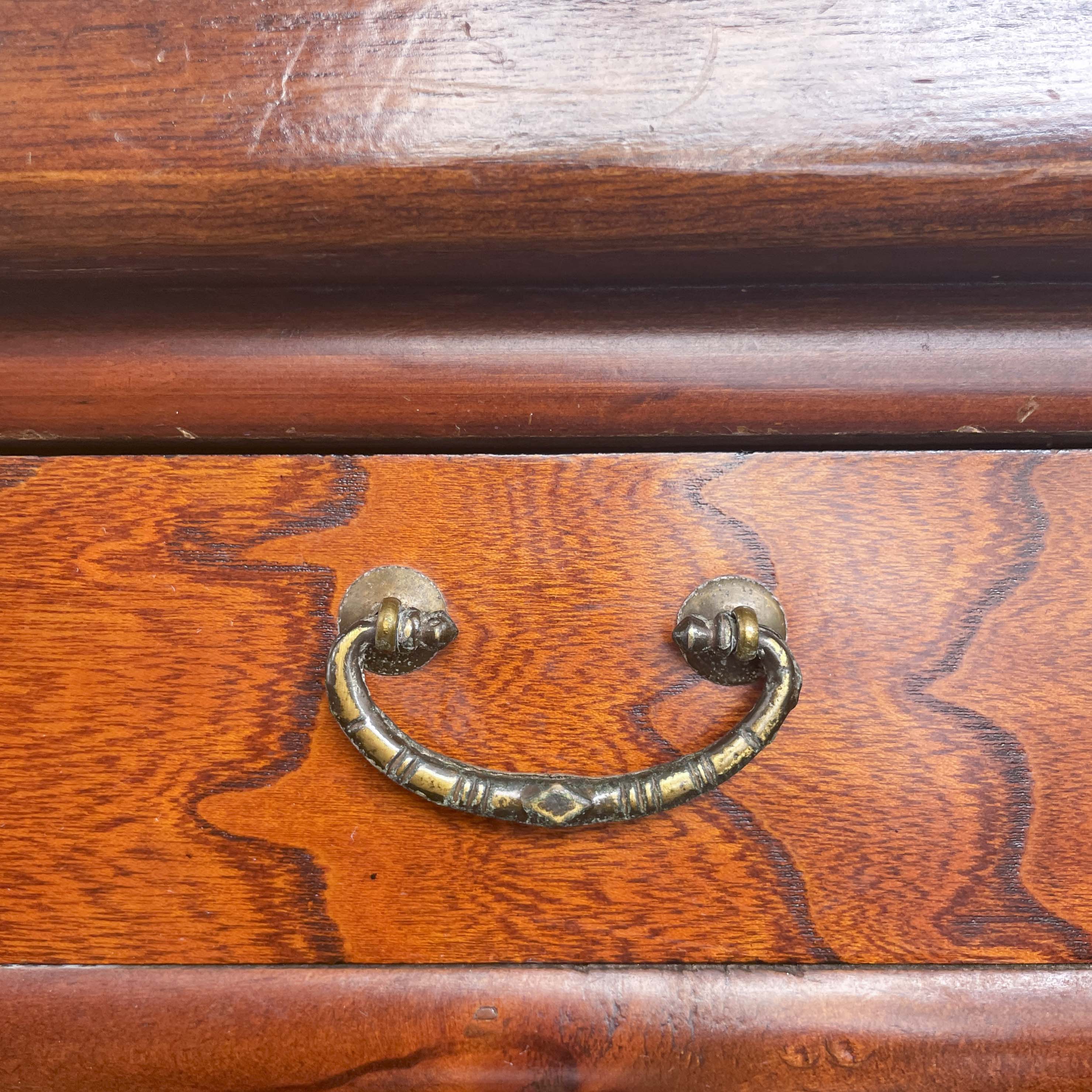 Korean Elm Sideboard with Brass Hardwares