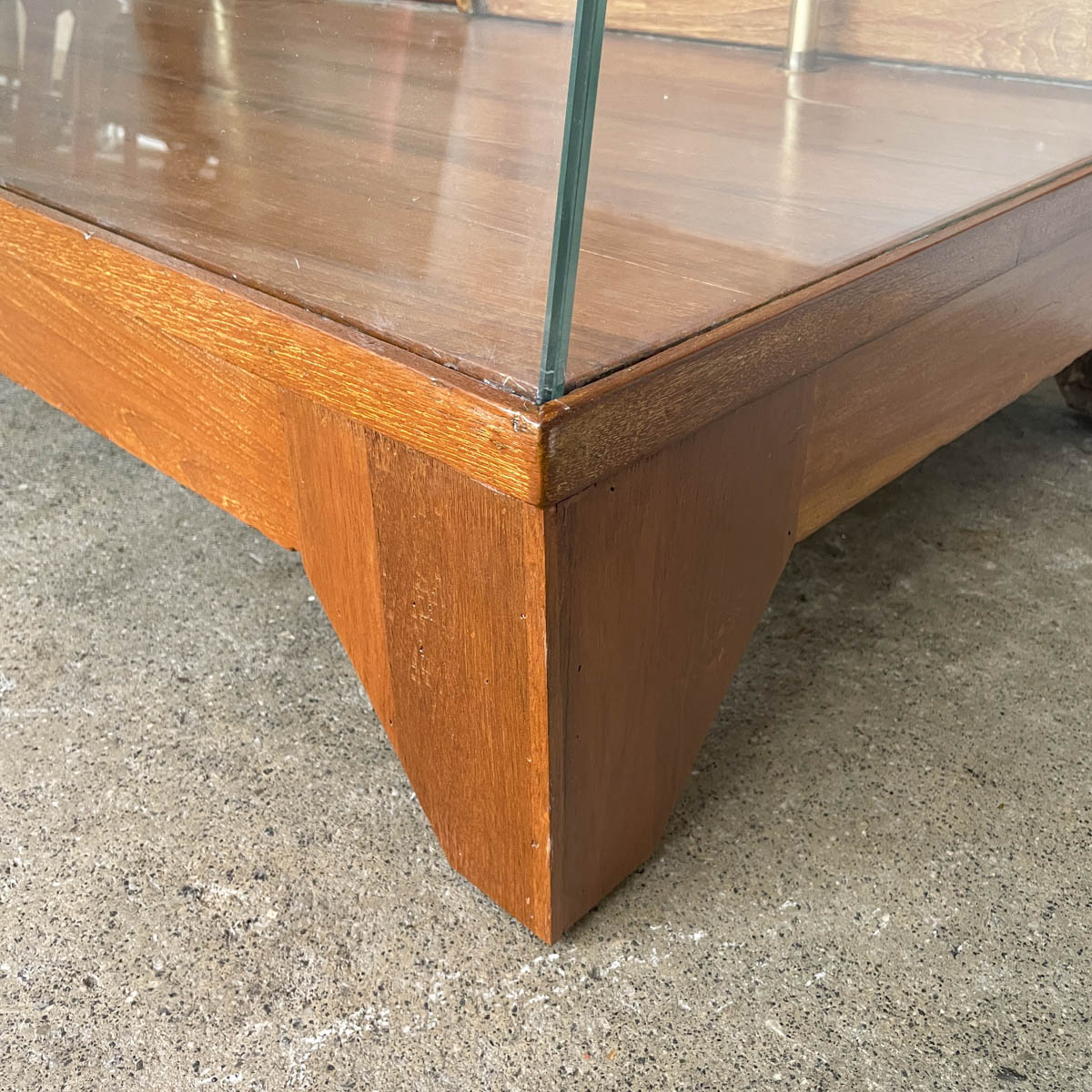 Refurbished Vintage Shop Display Case