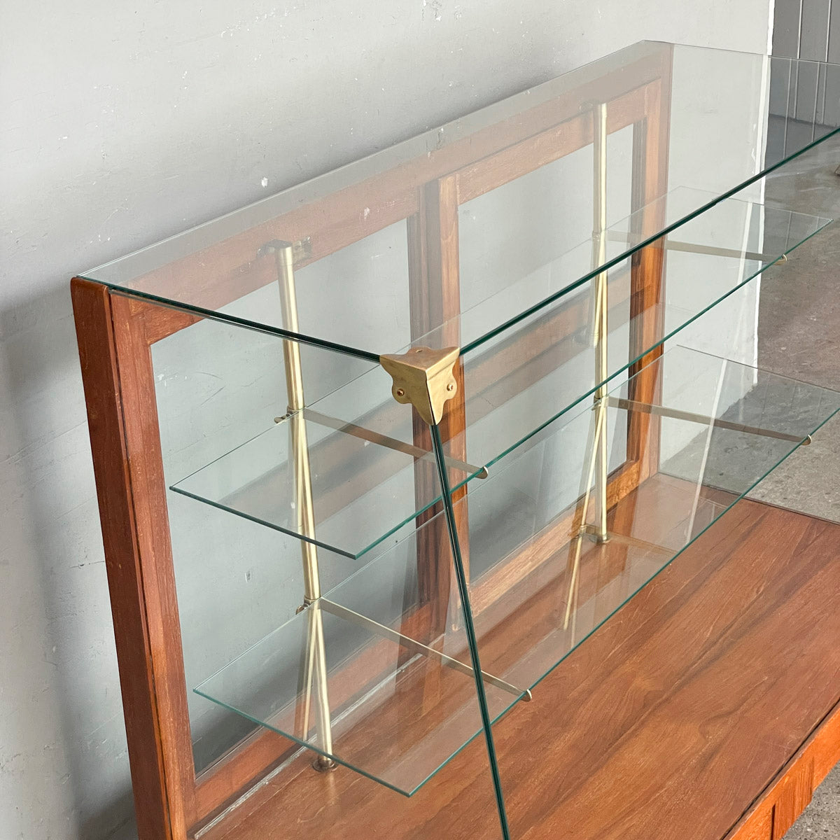 Refurbished Vintage Shop Display Case