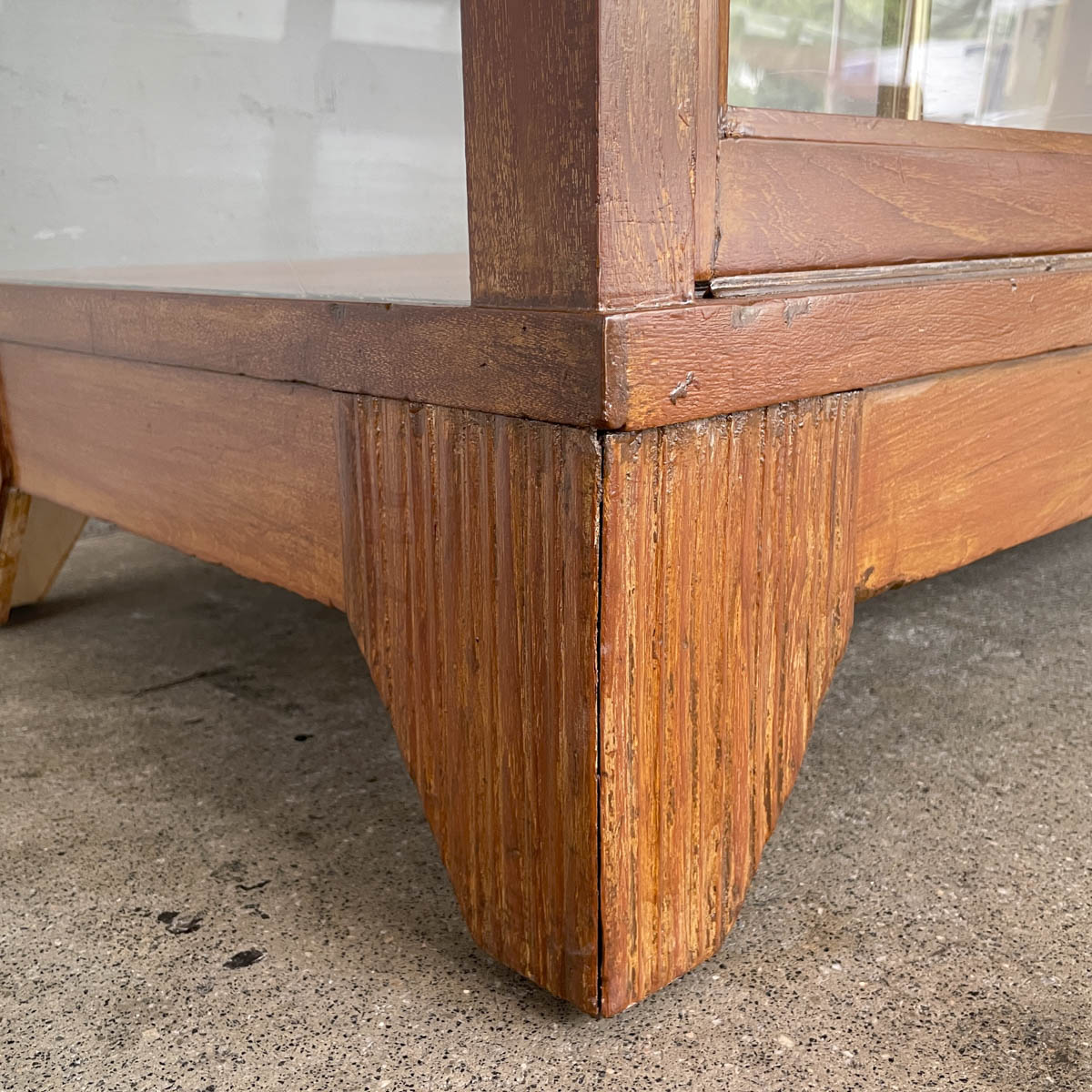 Refurbished Vintage Shop Display Case